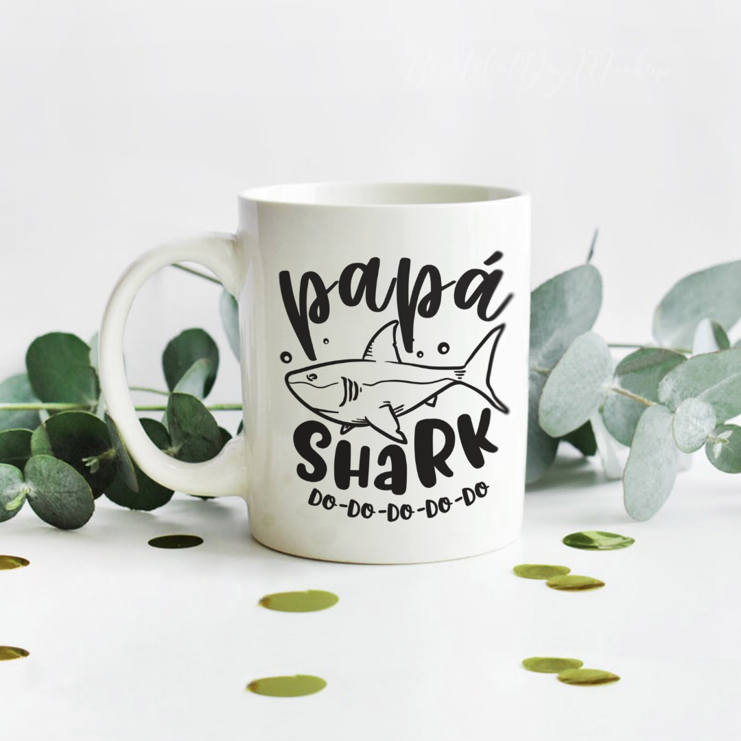 CANECA PERSONALIZADA - PAPÁ SHARK