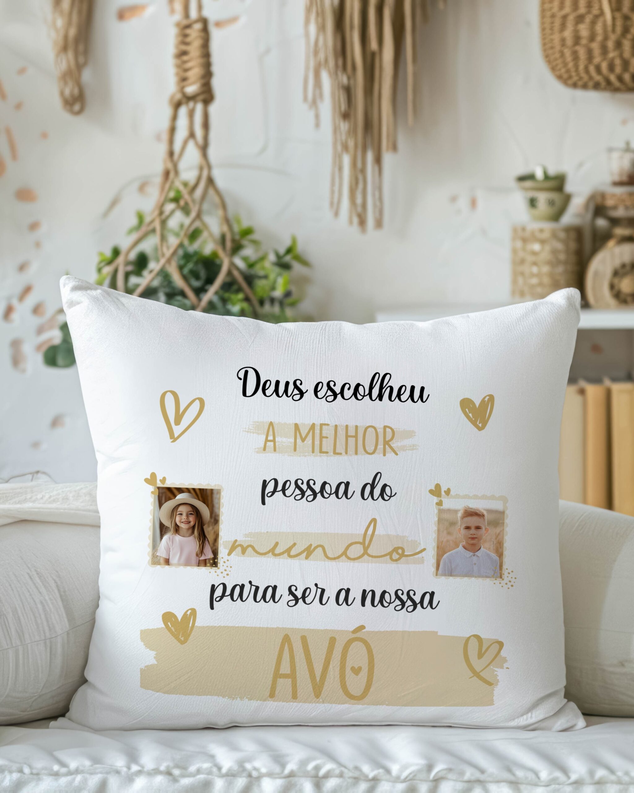 Almofada Deus Escolheu a Melhor Avó