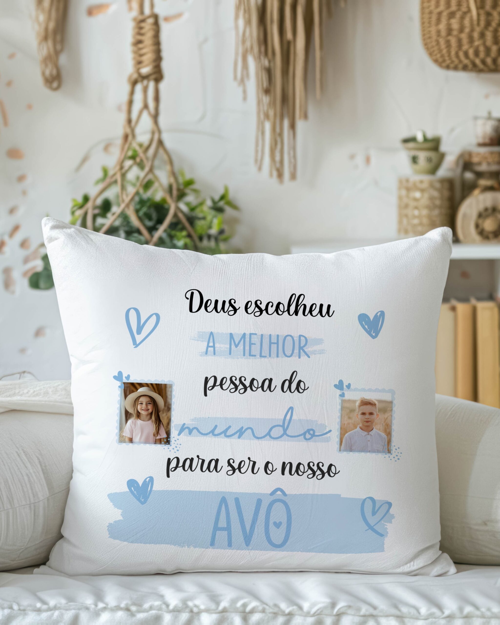 Almofada Deus Escolheu o Melhor Avô