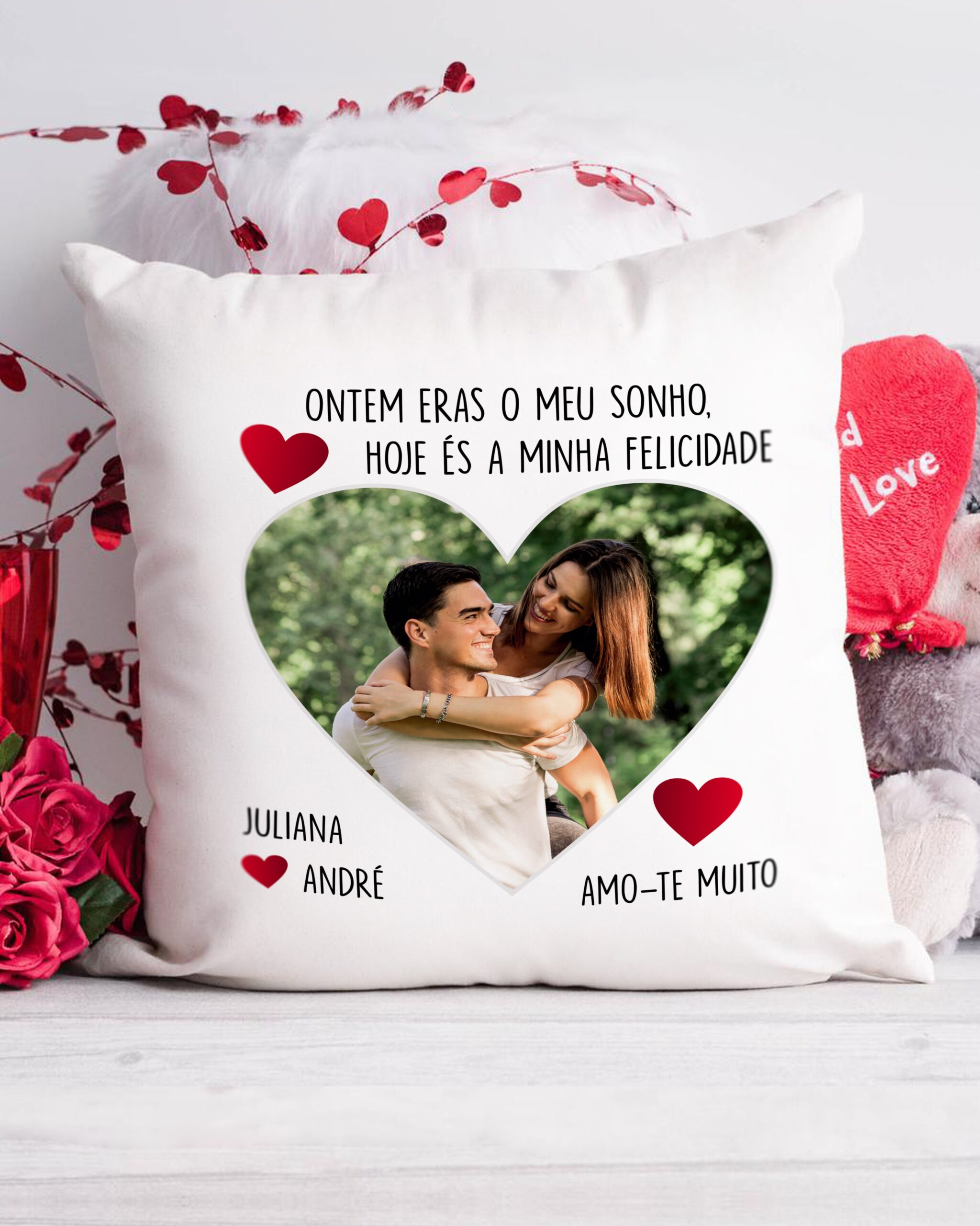 Almofada Do Sonho a Felicidade