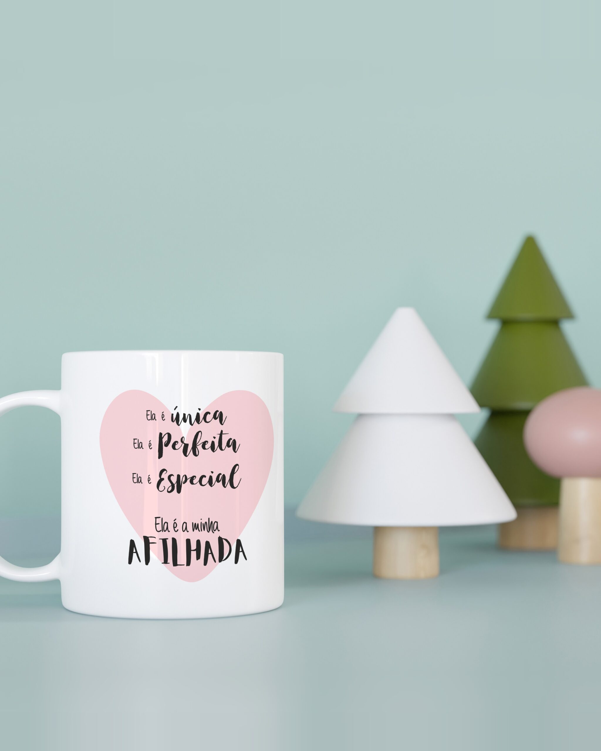 Caneca Única Perfeita e Especial Afilhada