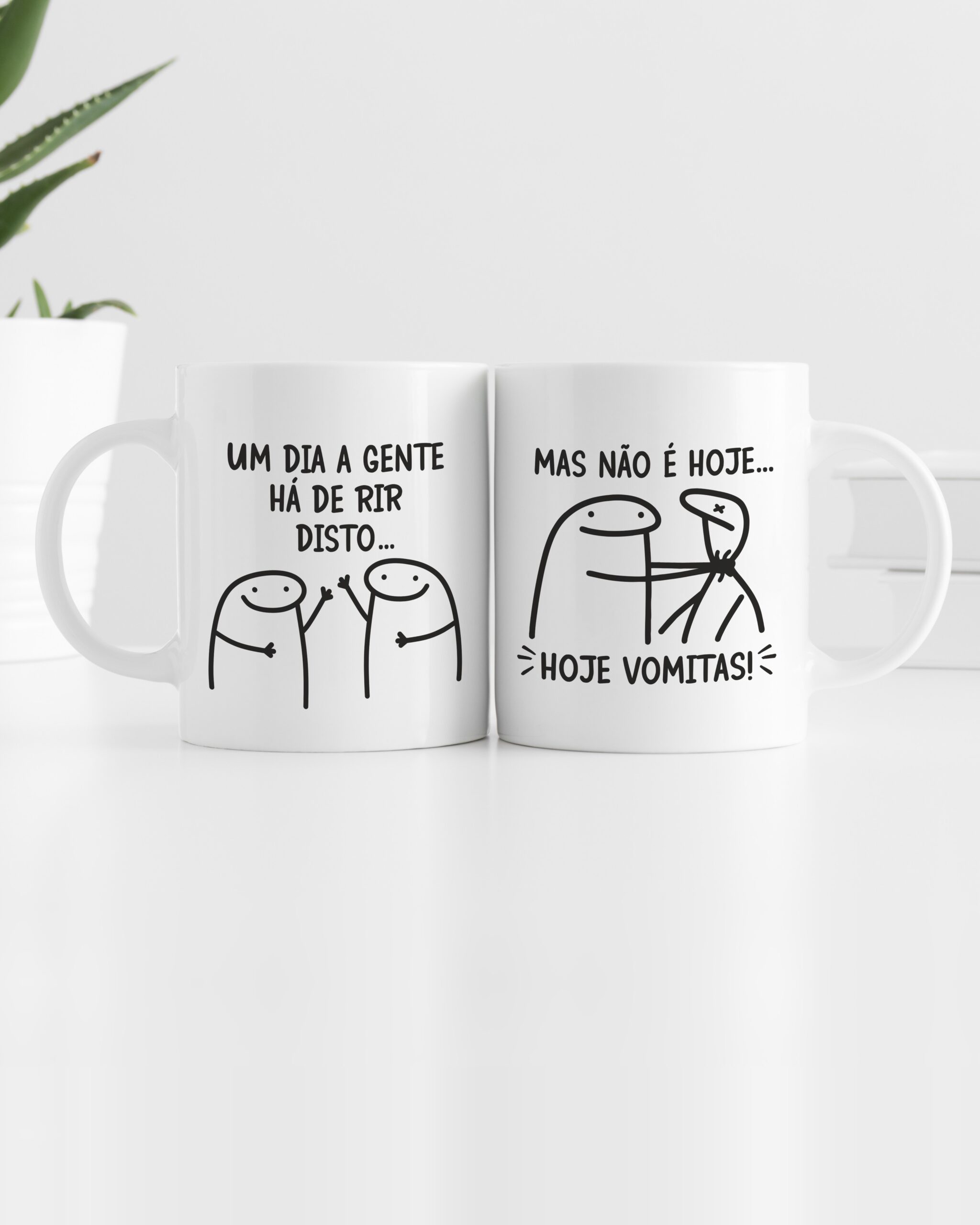Caneca Um Dia a Gente Há de Rir Disto