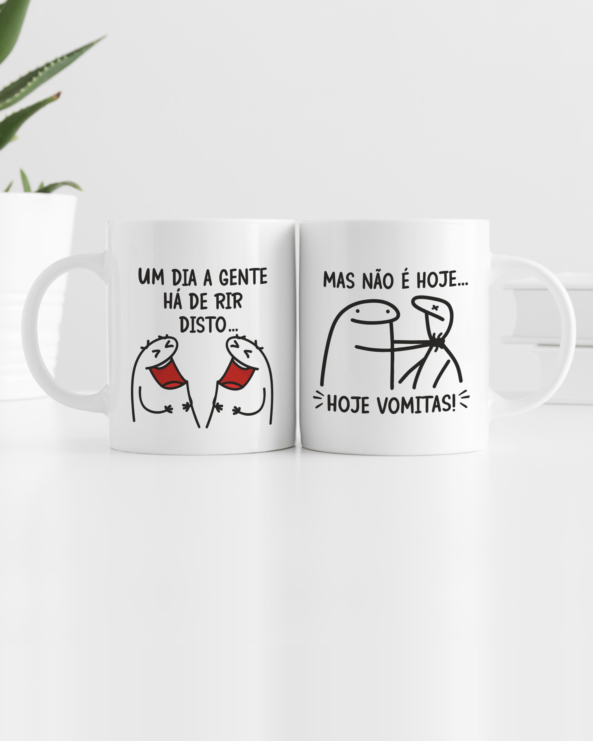 Caneca Um Dia a Gente Há de Rir Disto Vinho
