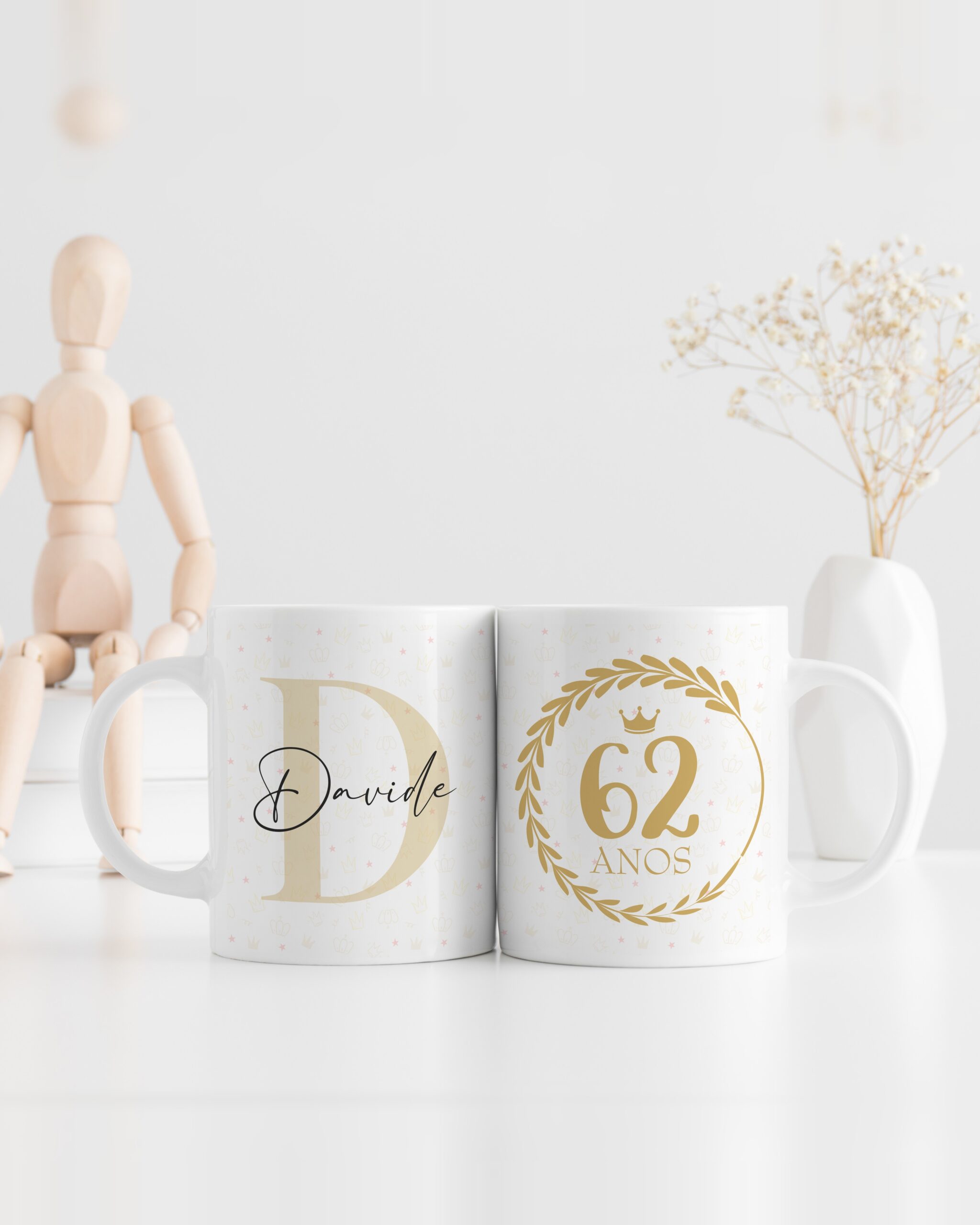 Caneca Inicial e Idade Aniversário