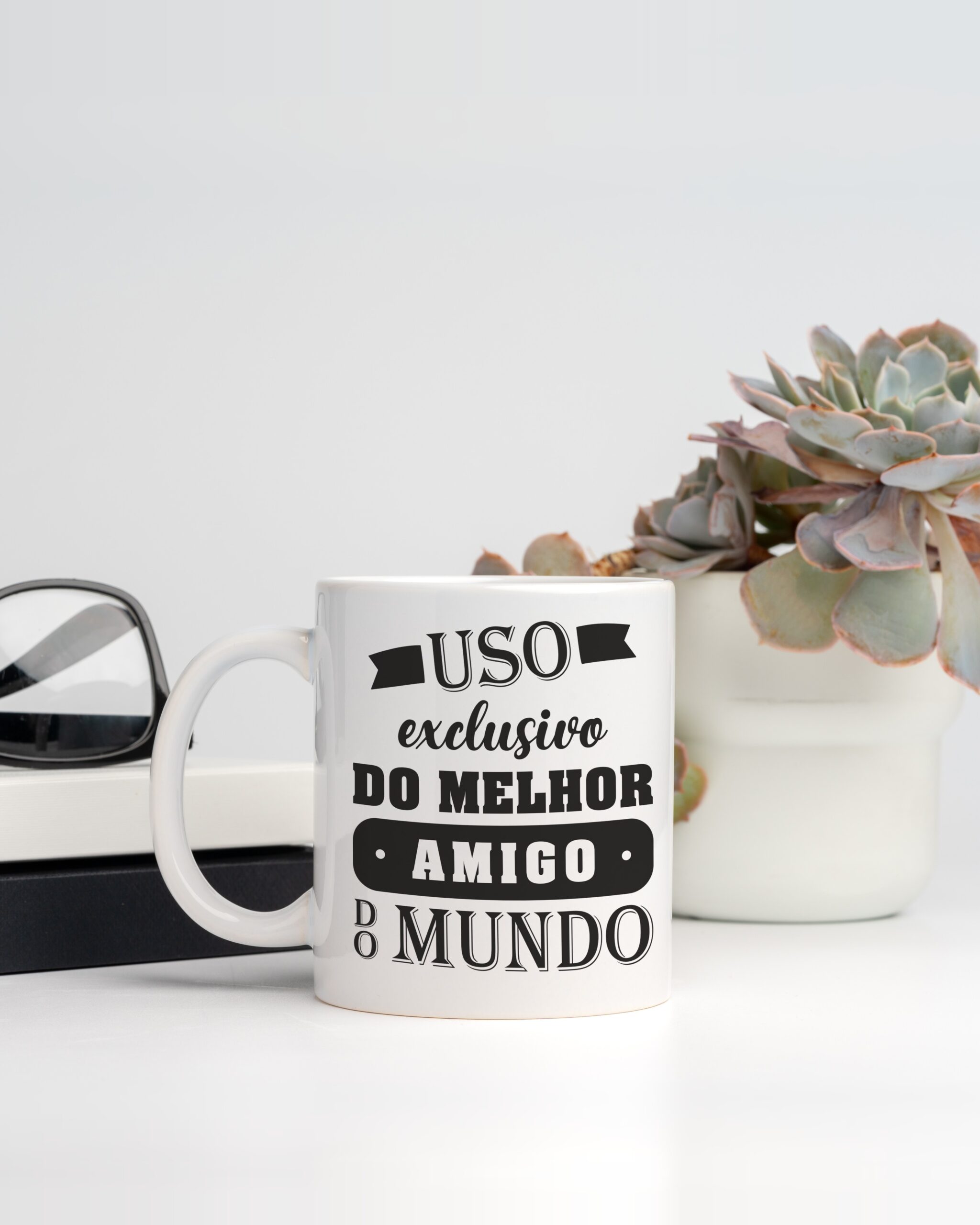 Caneca personalizada Uso Exclusivo do Melhor Amigo do Mundo
