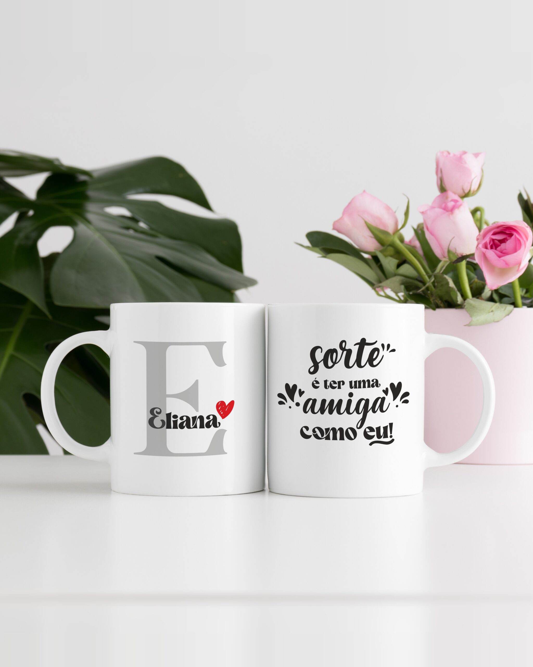 Caneca Sorte é Ter uma Amiga Como Eu