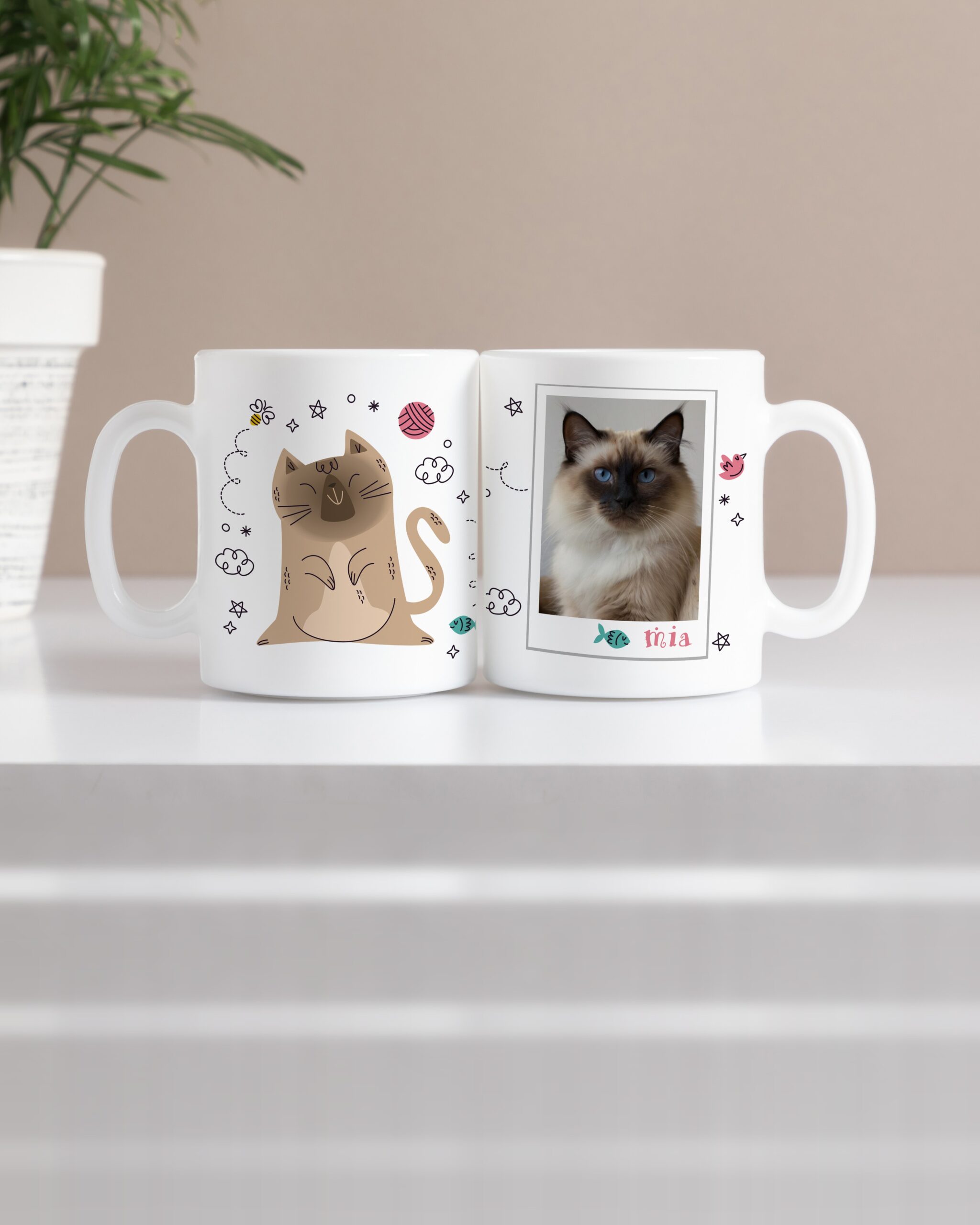 Caneca Gato com Foto