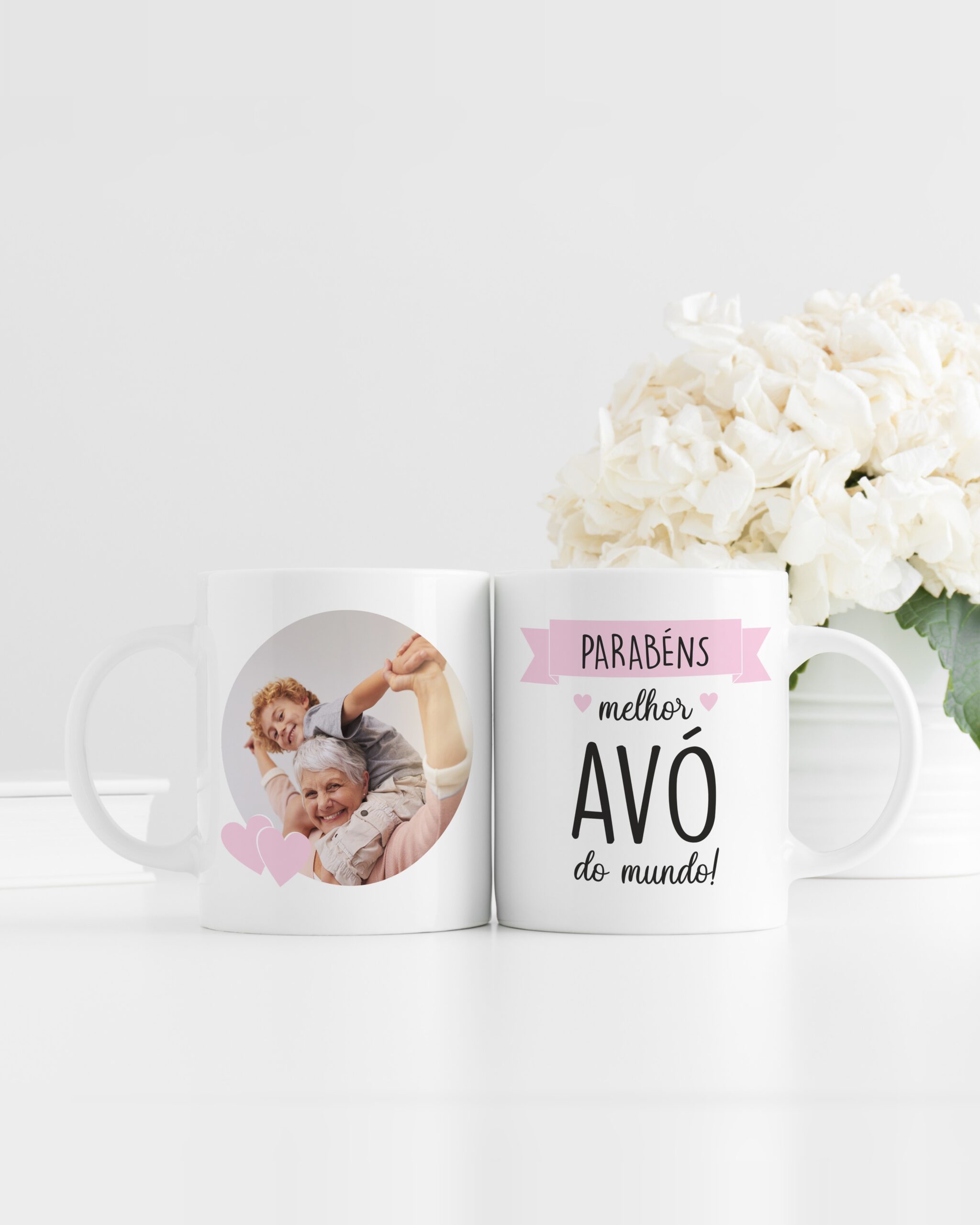 Caneca Parabéns Melhor Avó do Mundo
