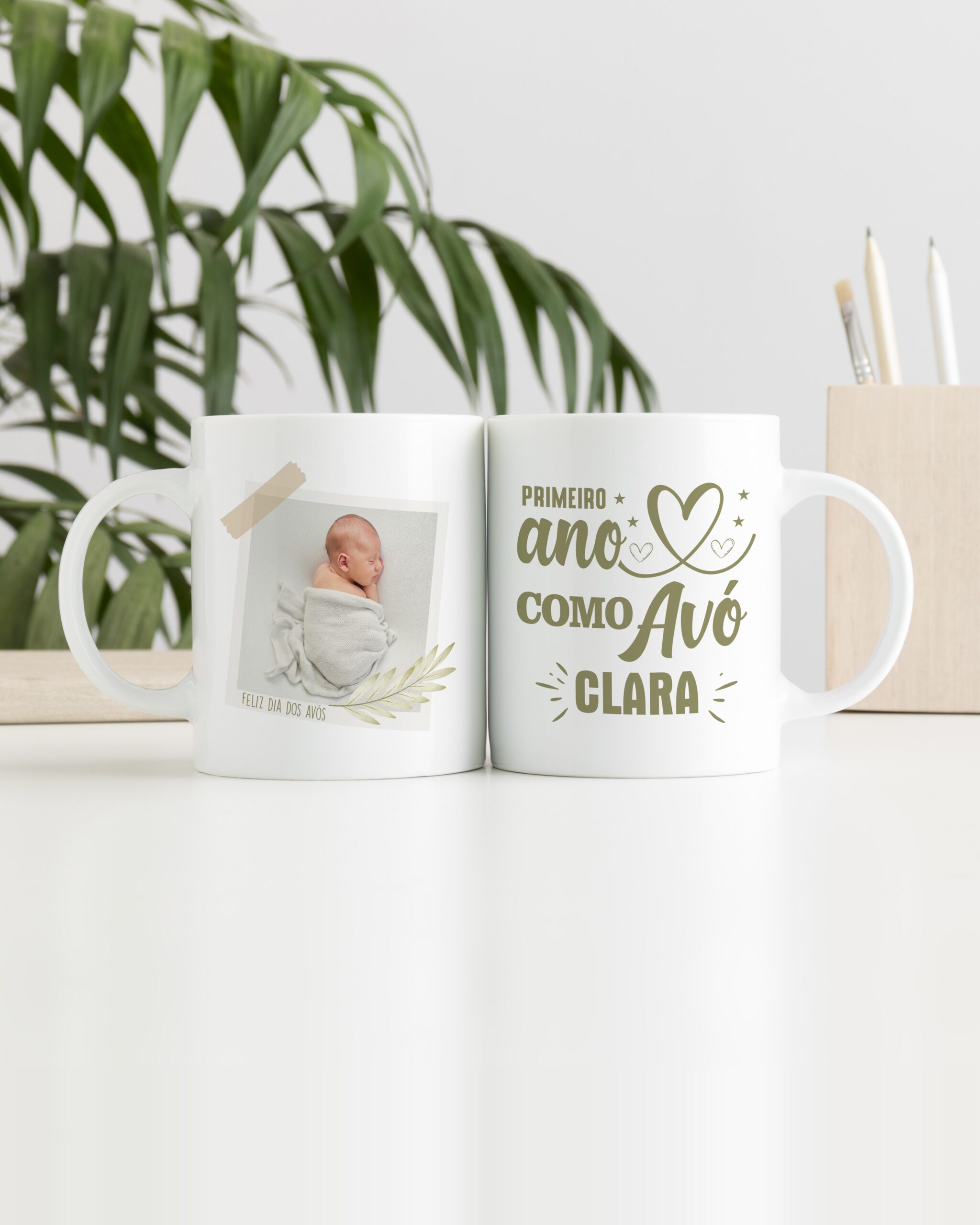 Caneca Primeiro Ano como Avó