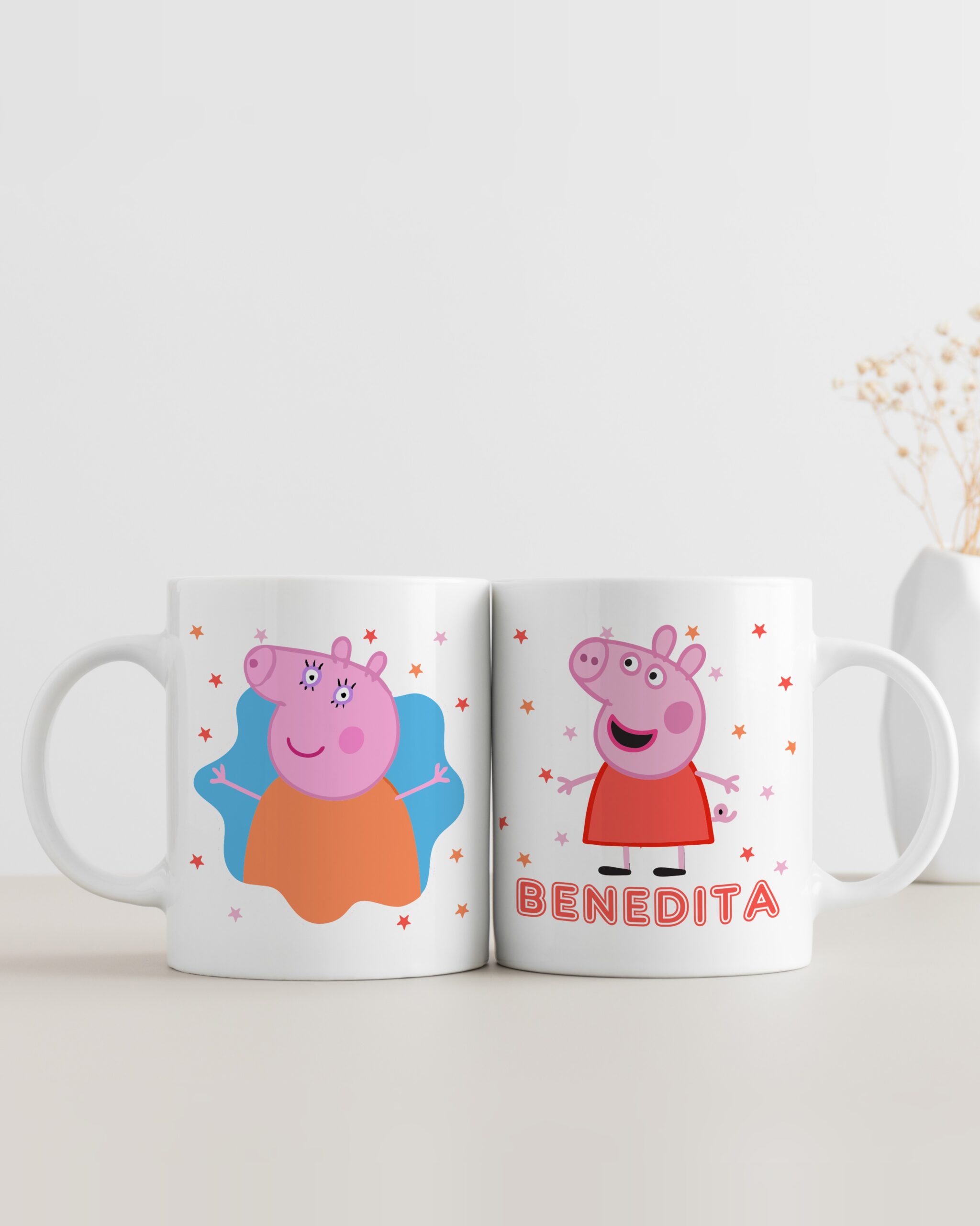 Caneca Peppa Pig com Nome
