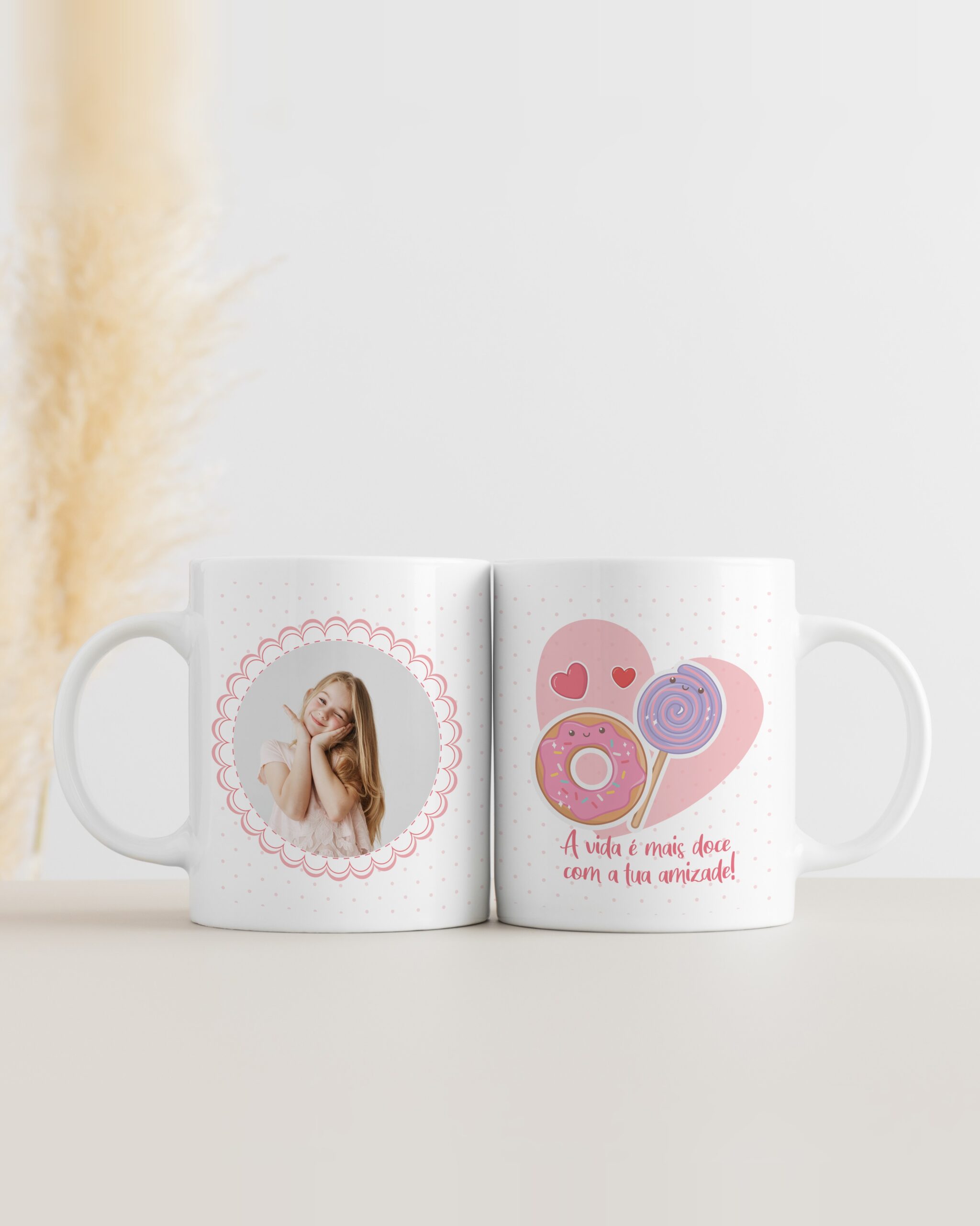 Caneca A Vida é Mais Doce com Amizade
