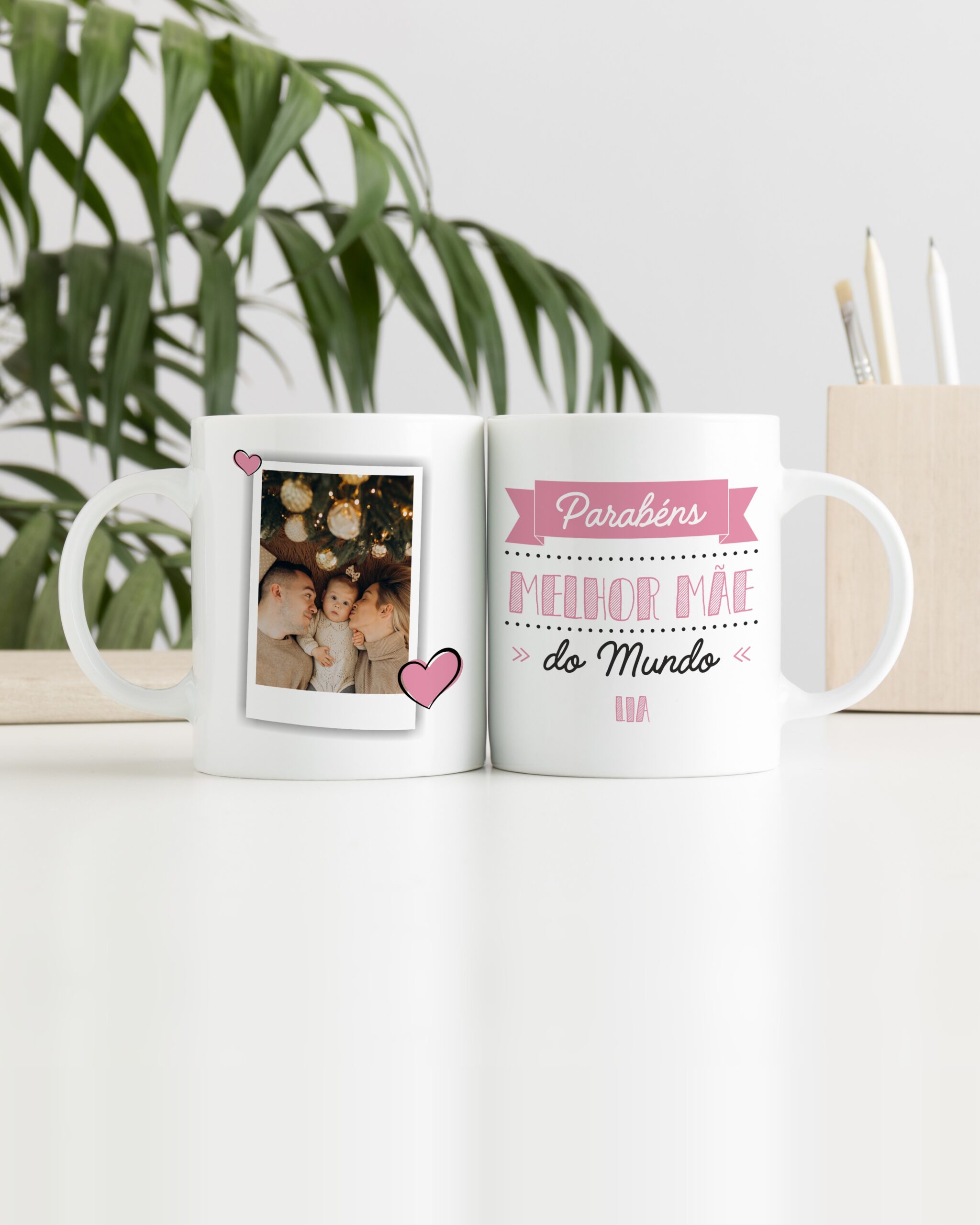 Caneca Parabéns Melhor Mãe do Mundo