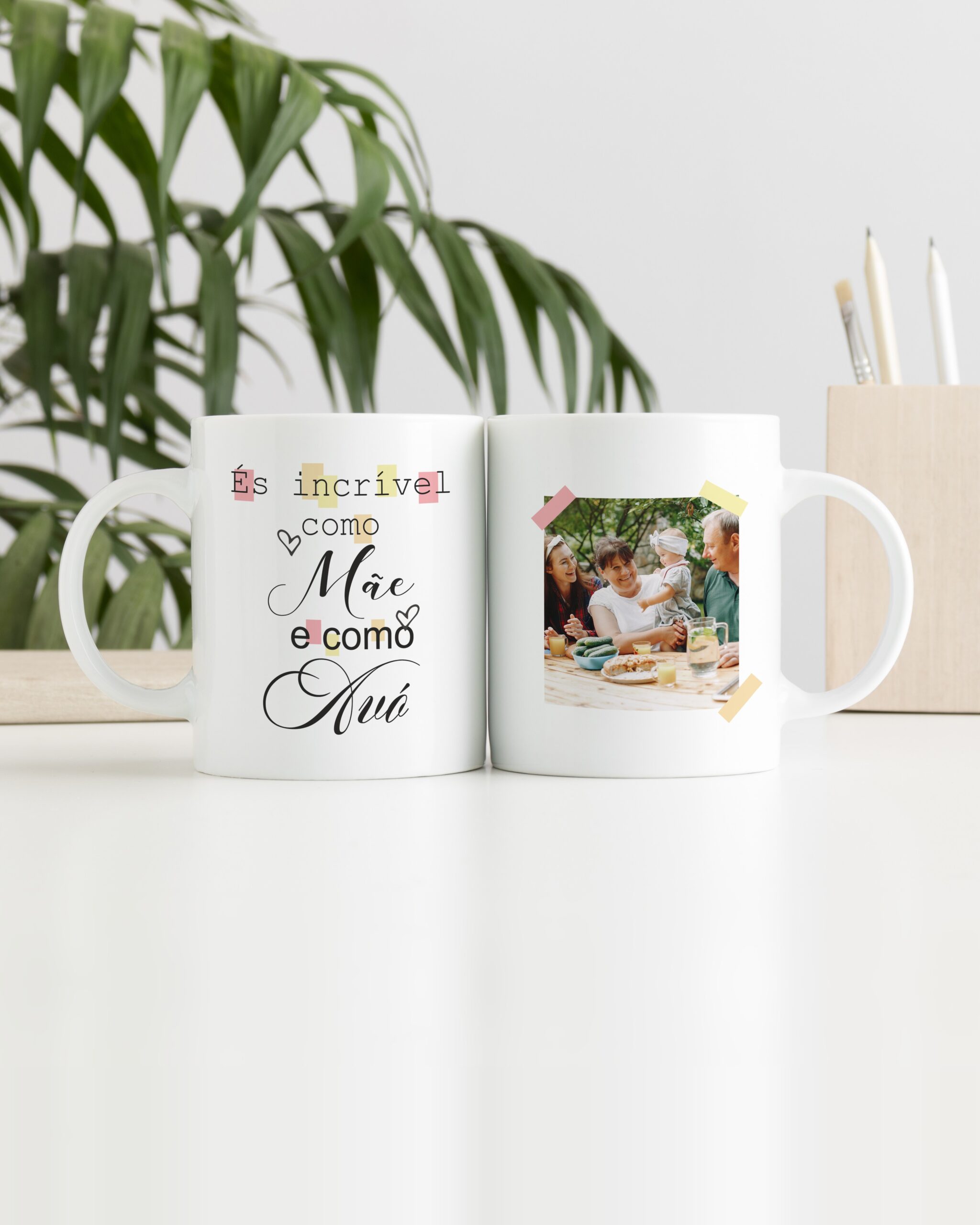 Caneca personalizada És Incrível como Mãe e como Avó