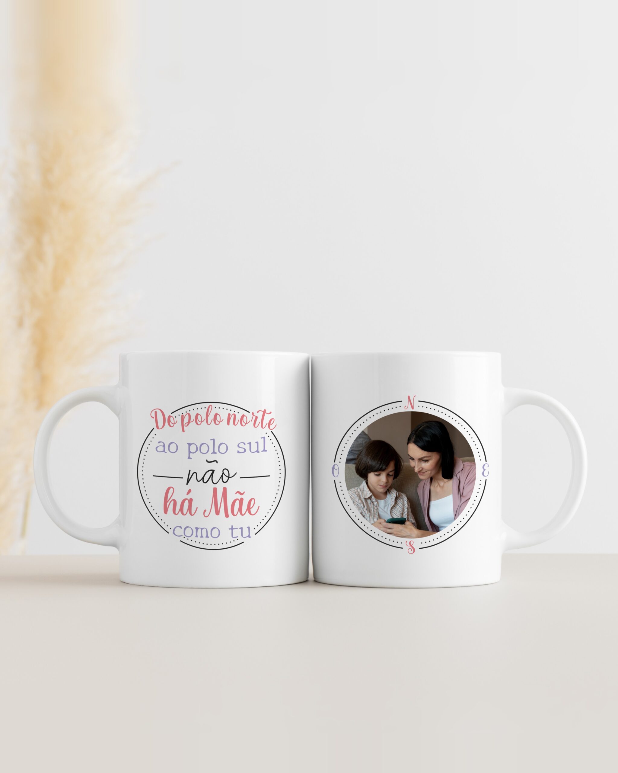 Caneca Do Polo Norte ao Polo Sul Não Há Mãe como Tu