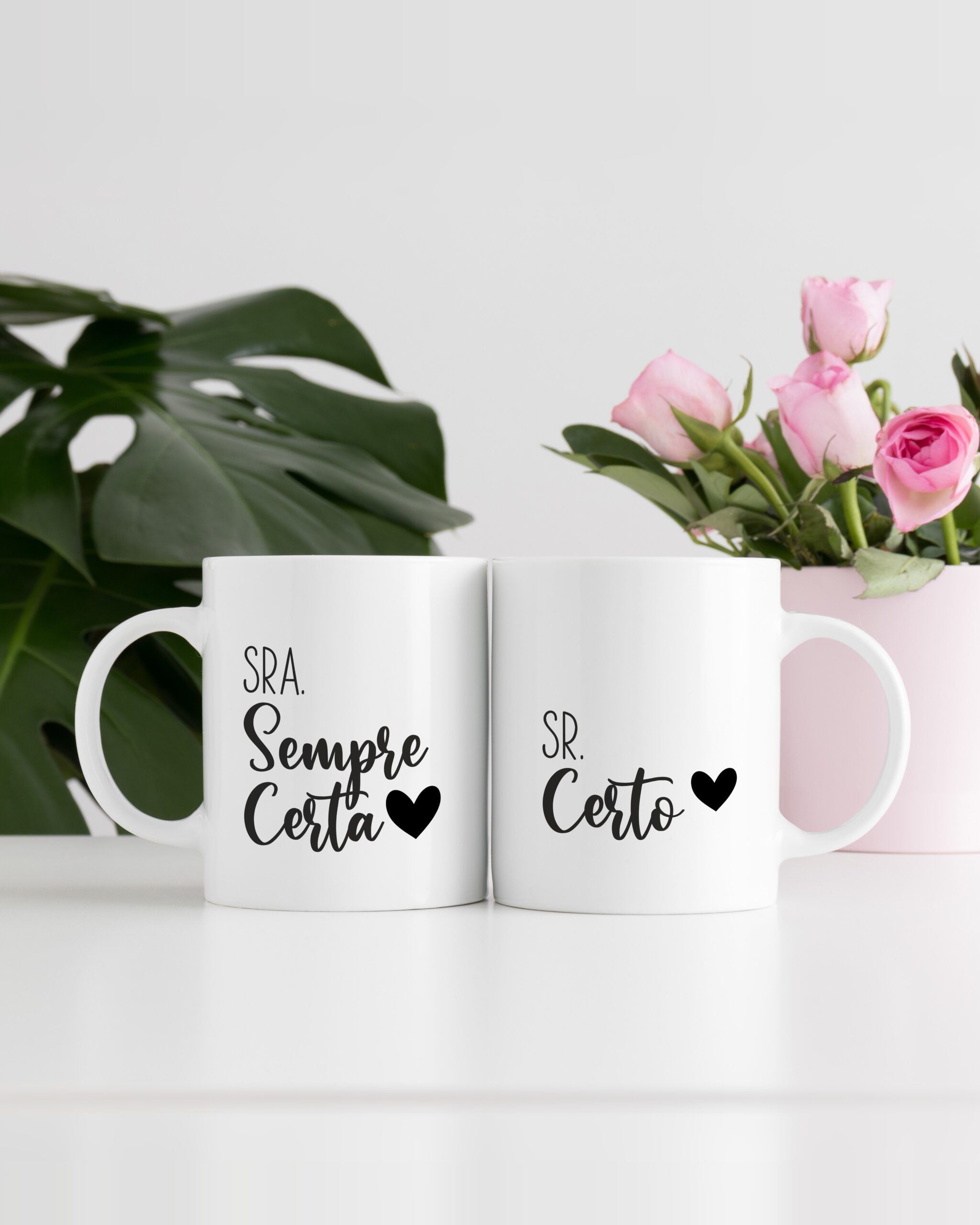 Caneca Sra Sempre Certa Sr Certo