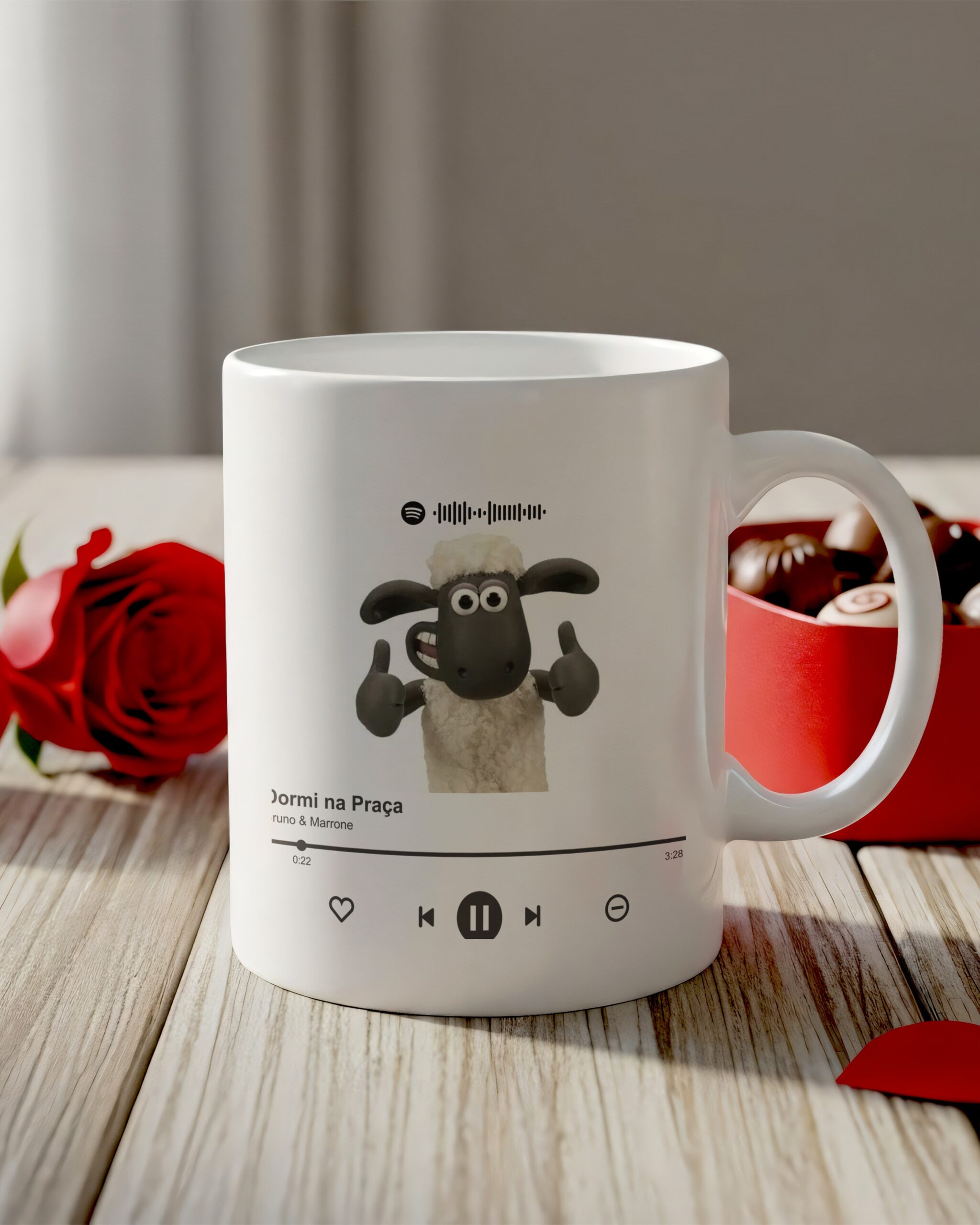 Caneca Música Spotify com Imagem