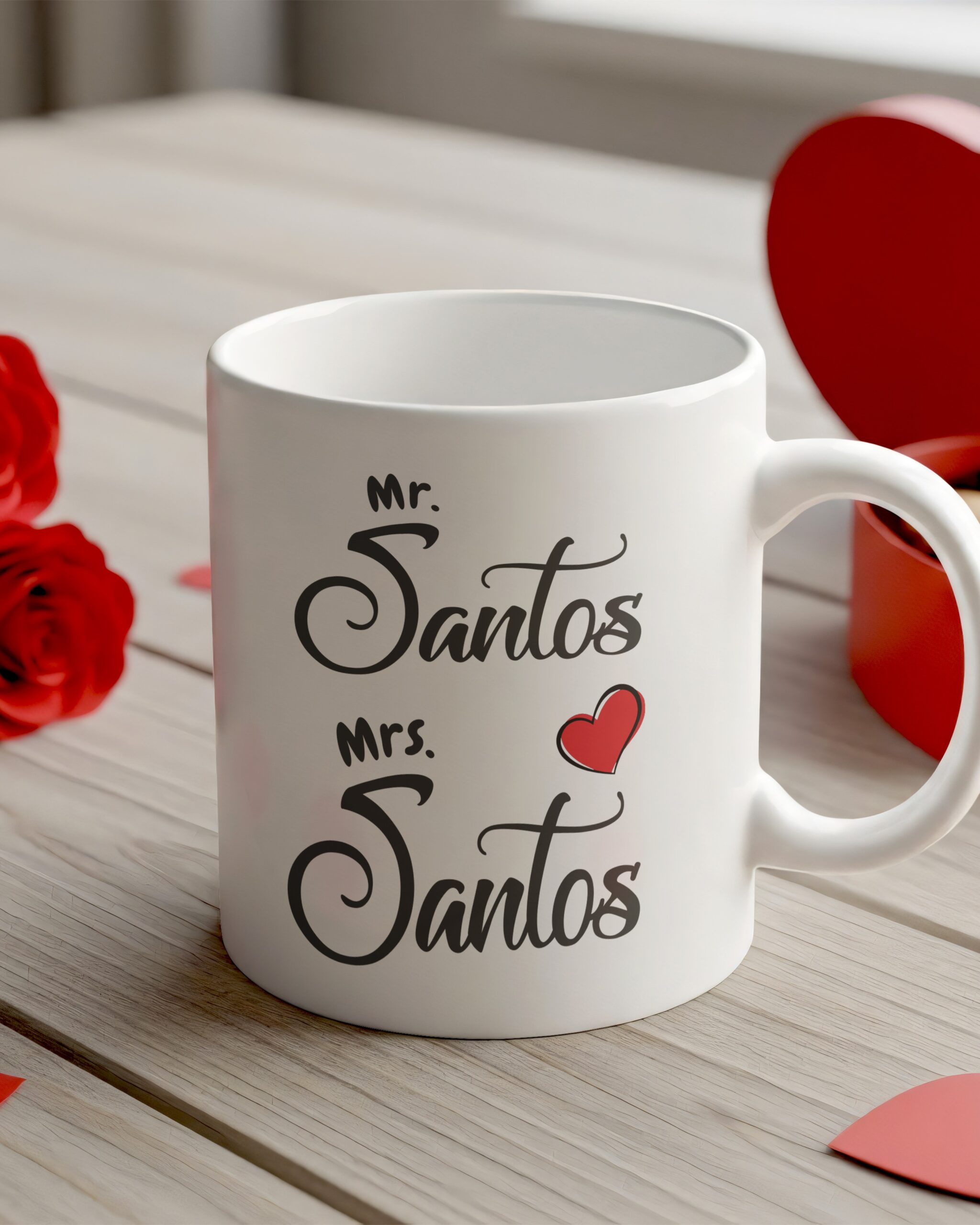 Caneca Mr e Mrs com Apelido