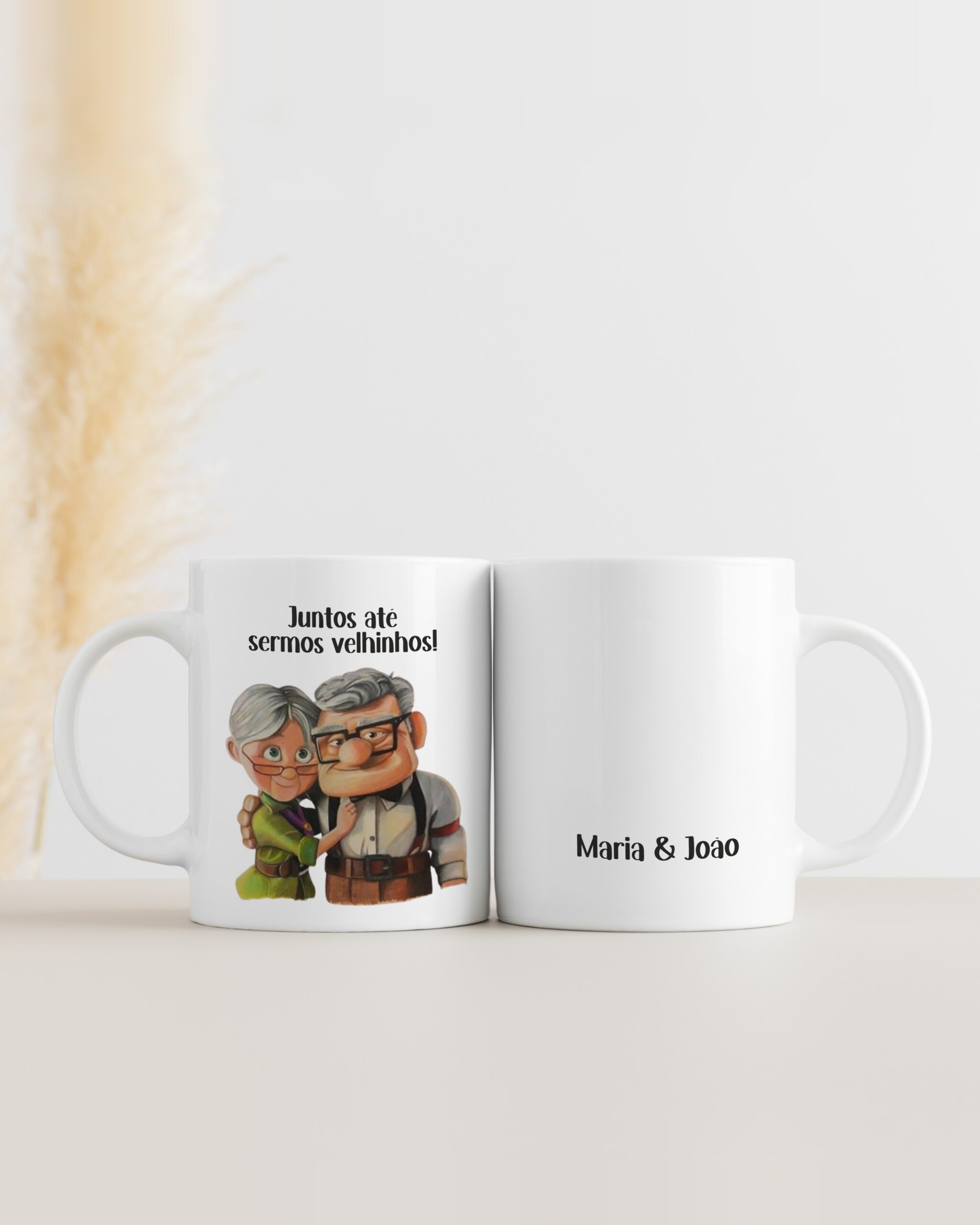 Caneca Juntos até Sermos Velhinhos