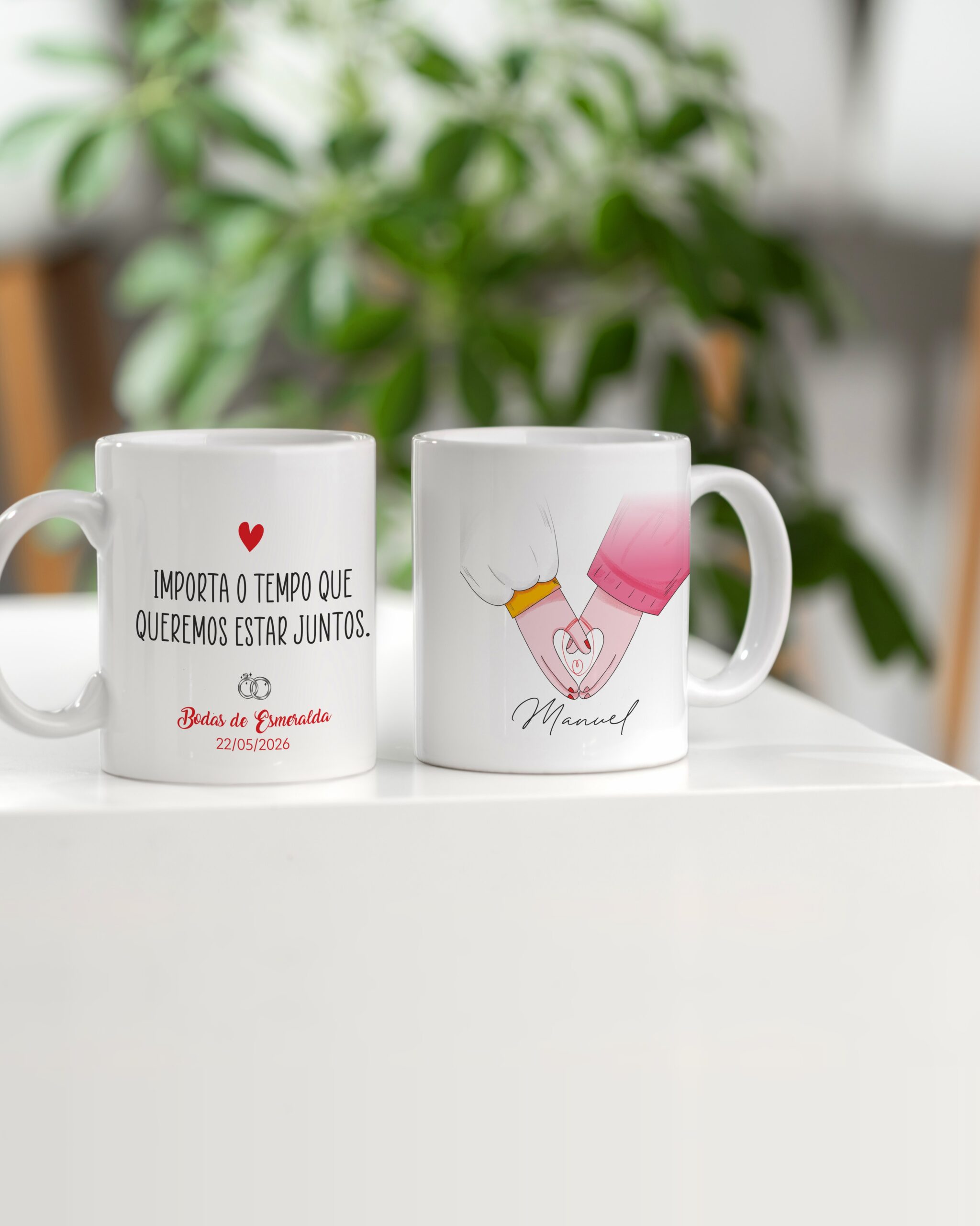 Caneca Bodas Importa o Tempo que Queremos Estar Juntos