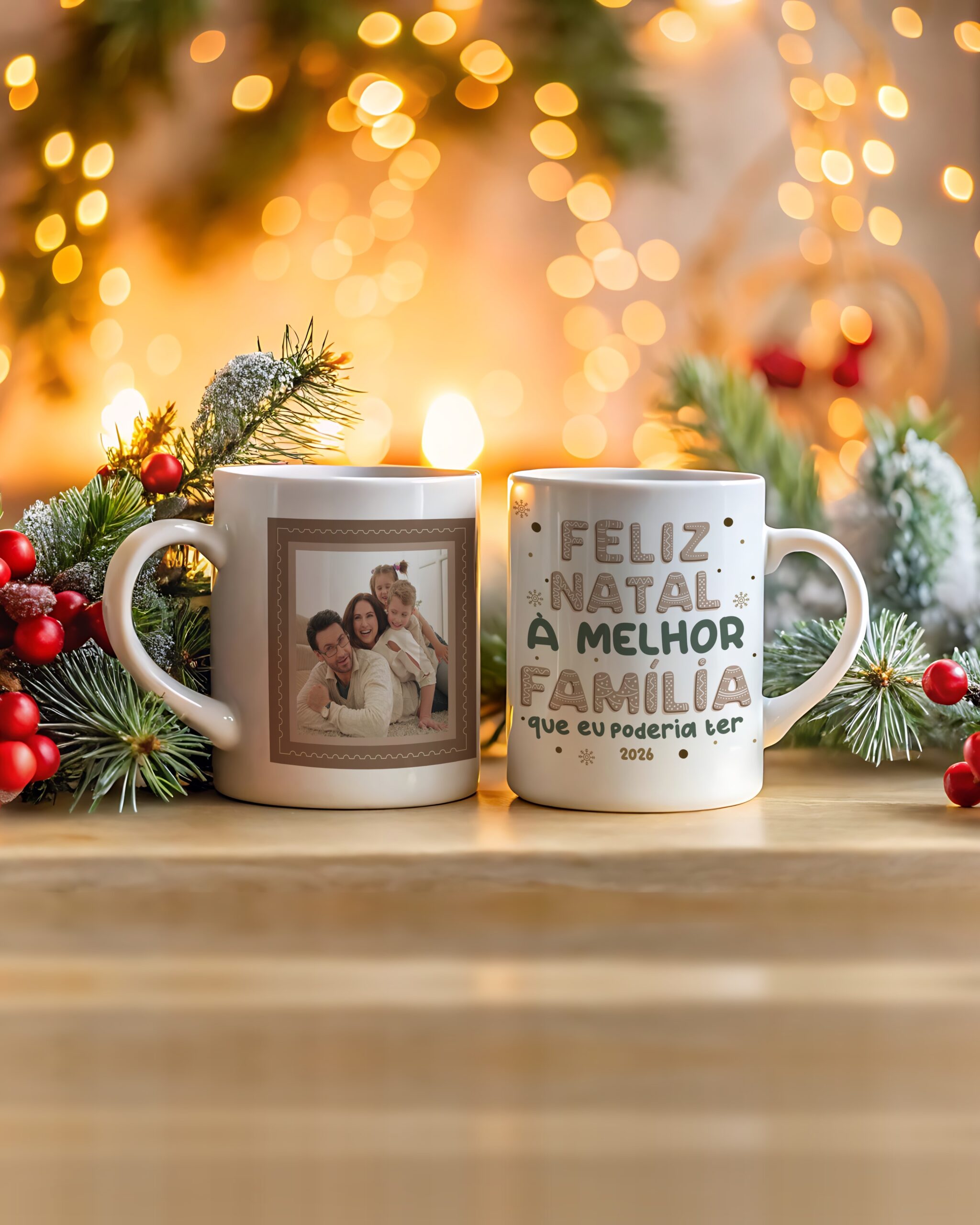 Caneca Feliz Natal à Melhor Família