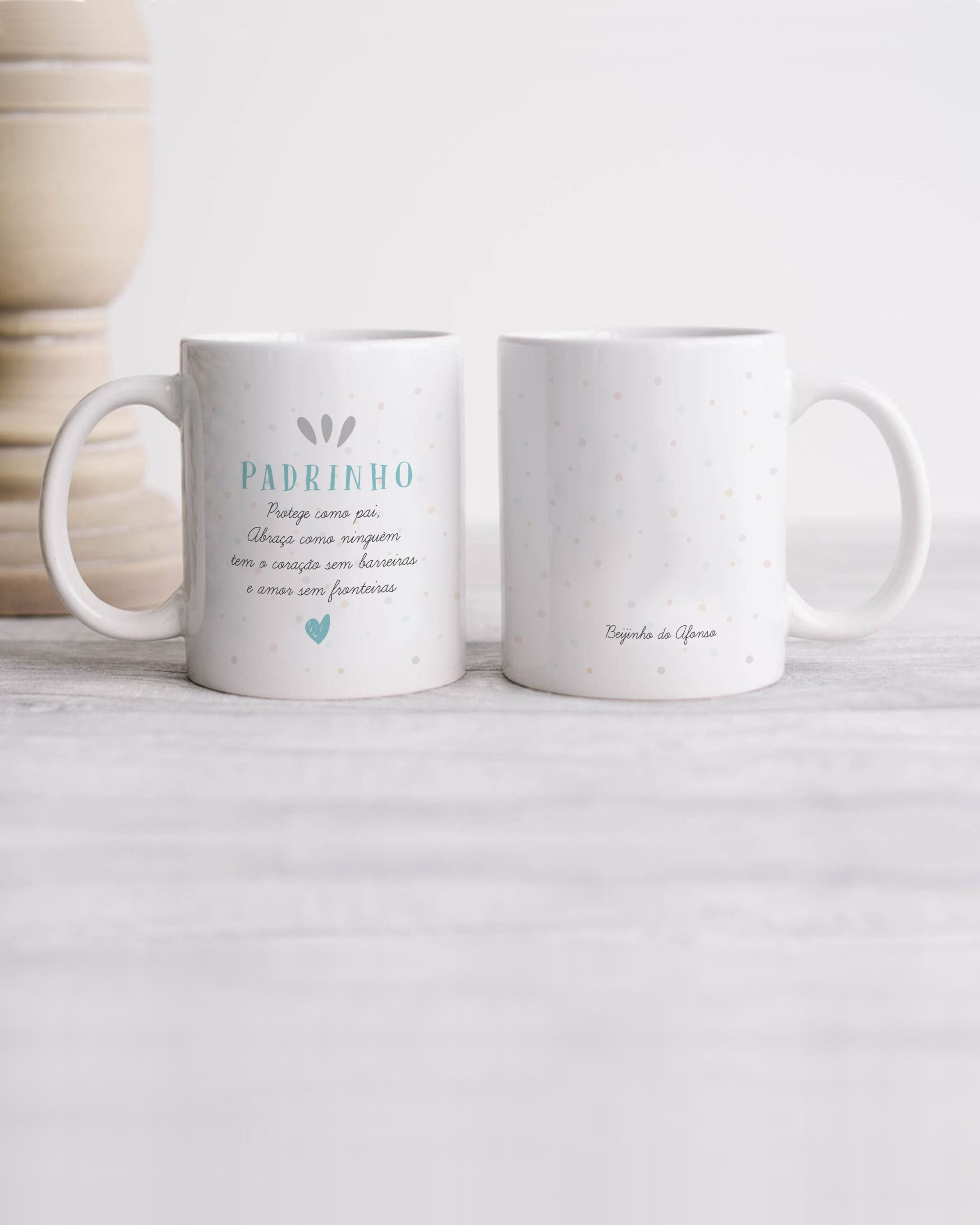 Caneca Padrinho Protege Como Pai