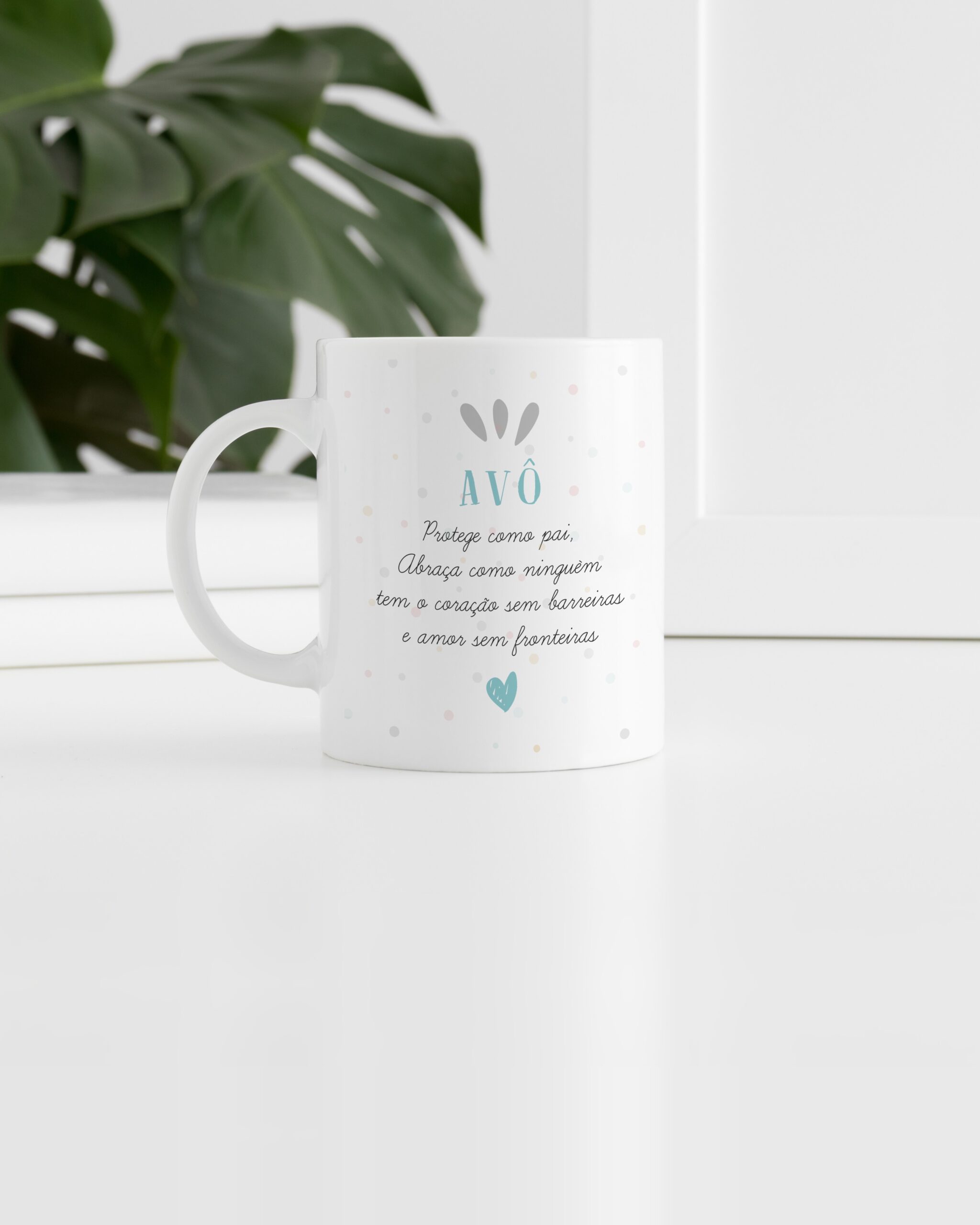 Caneca Avô Protege Como Pai