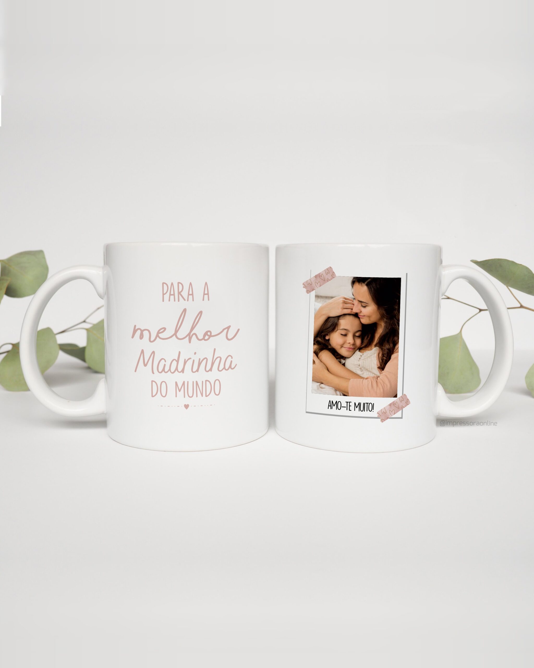 Caneca personalizada Para a Melhor Madrinha do Mundo com Foto