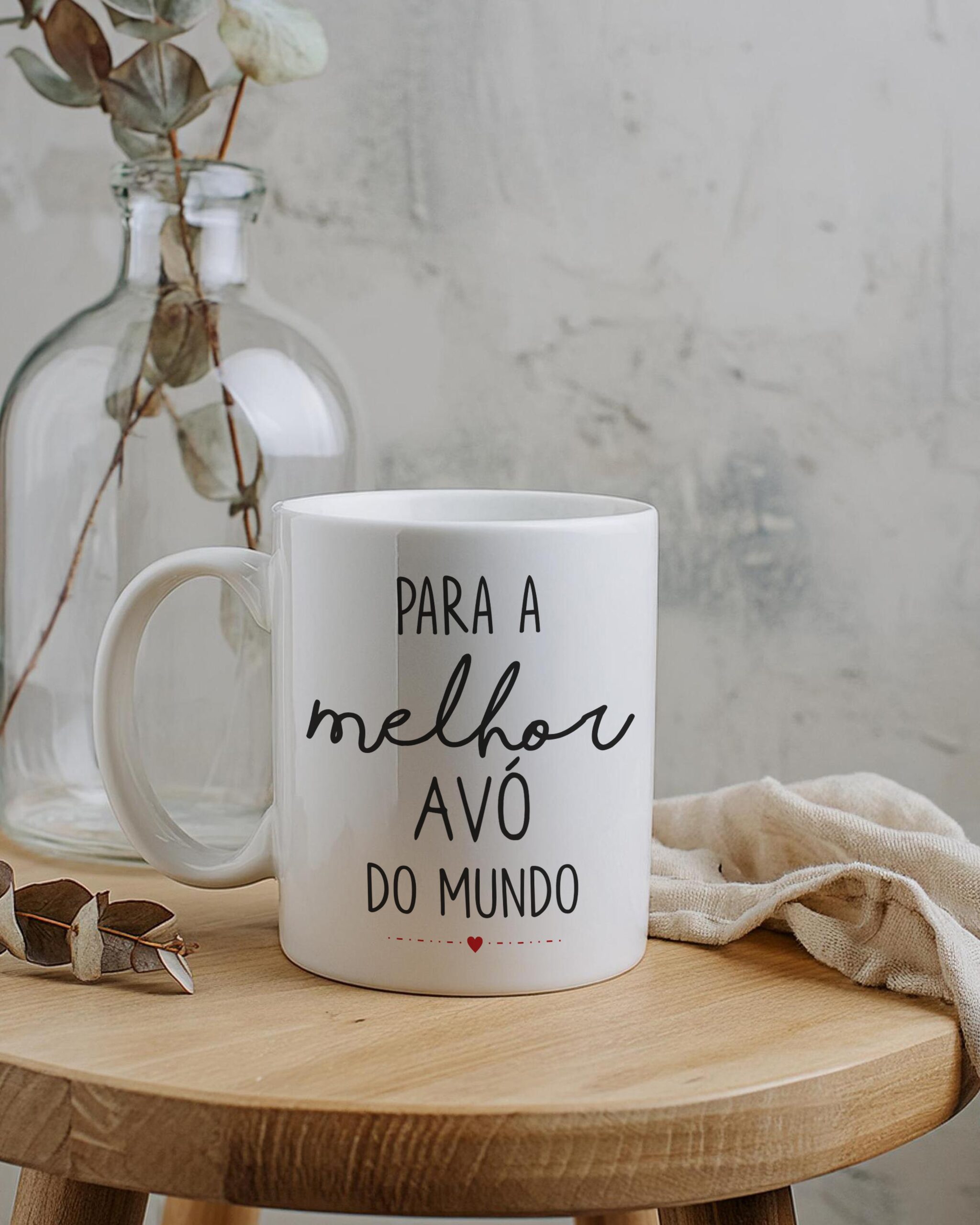 Caneca Para a Melhor Avó do Mundo