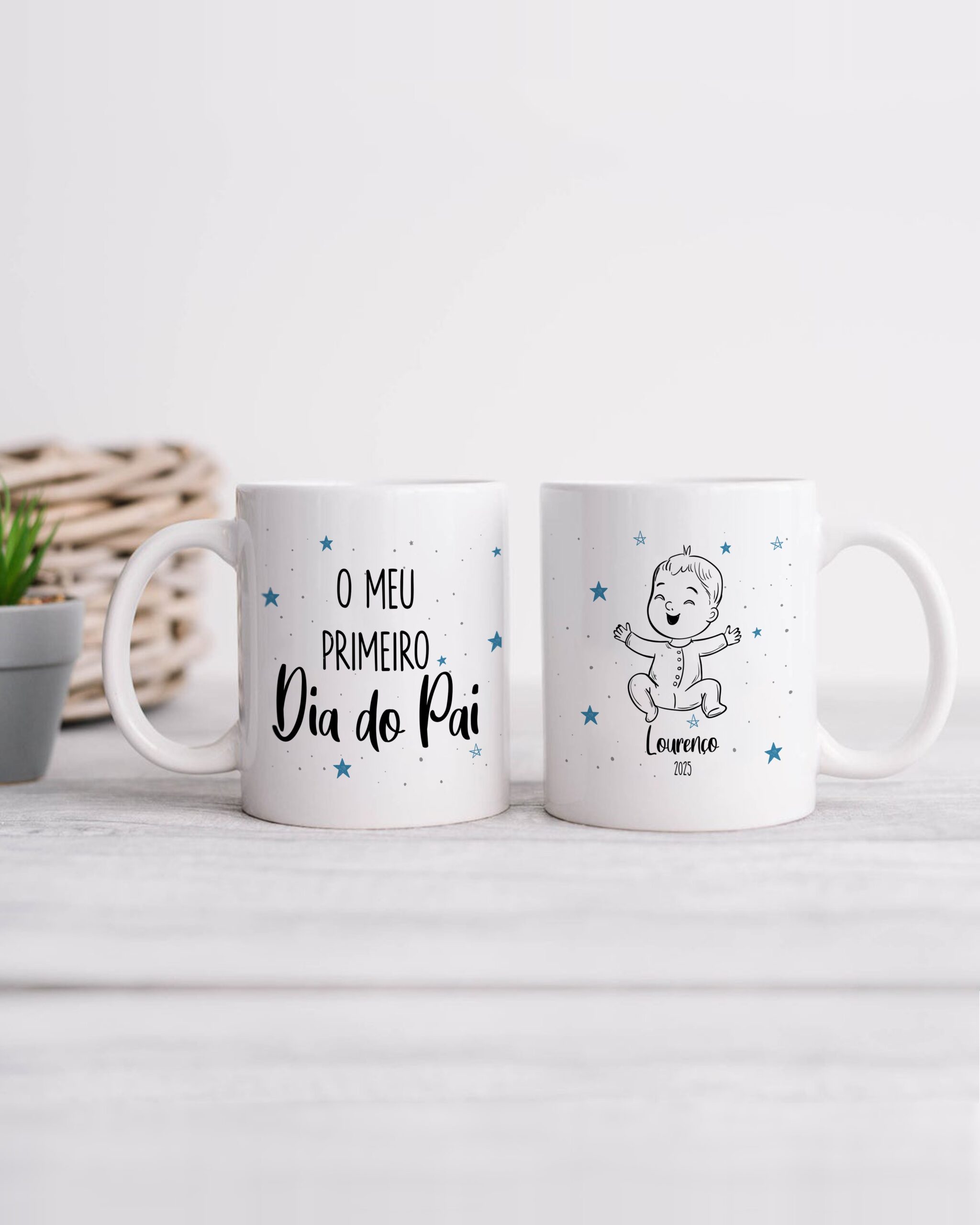 Caneca personalizada O Meu Primeiro Dia do Pai Menino