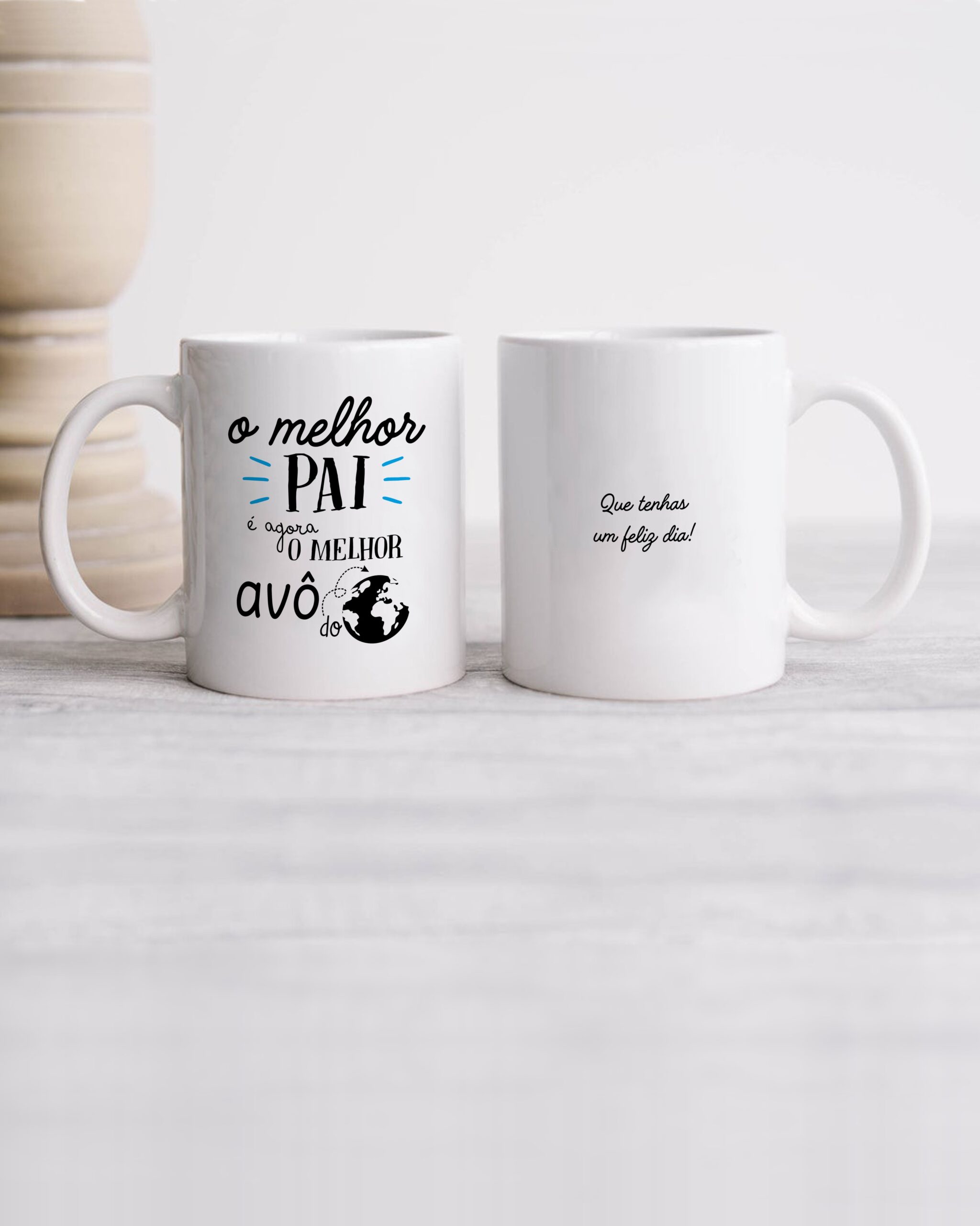 Caneca personalizada O Melhor Pai Agora é o Melhor Avô