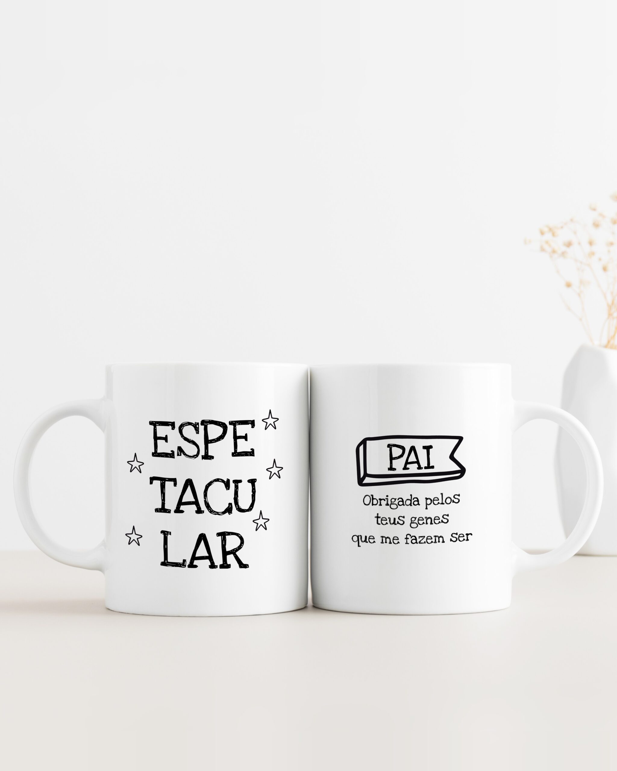 Caneca personalizada Espetacular Obrigada pelos Teus Genes