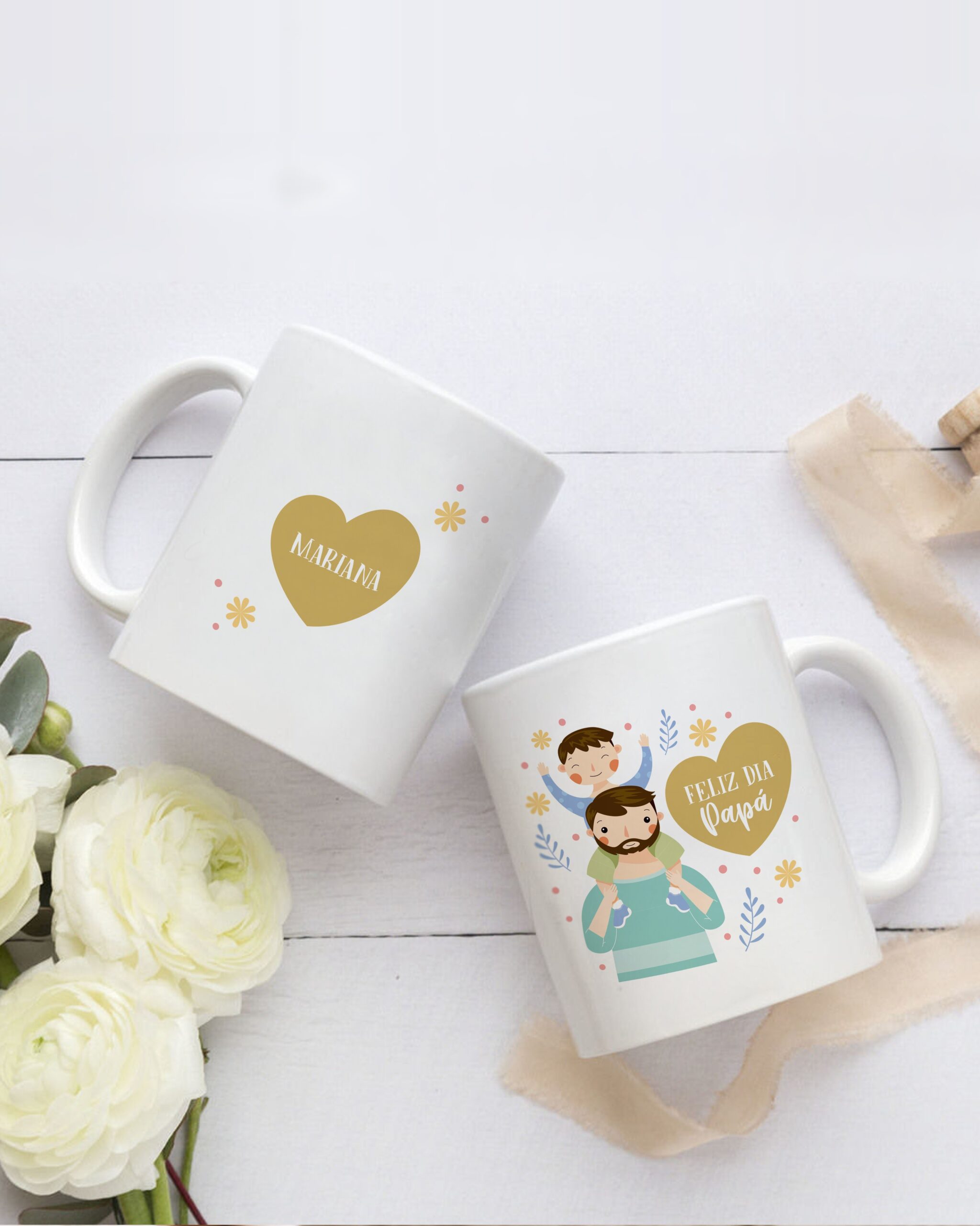 Caneca personalizada Feliz Dia do Papá