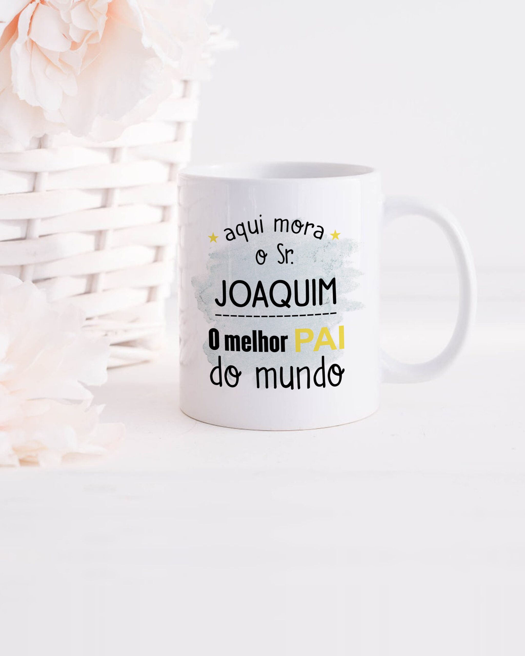 Caneca personalizada Aqui Mora o Melhor Pai do Mundo