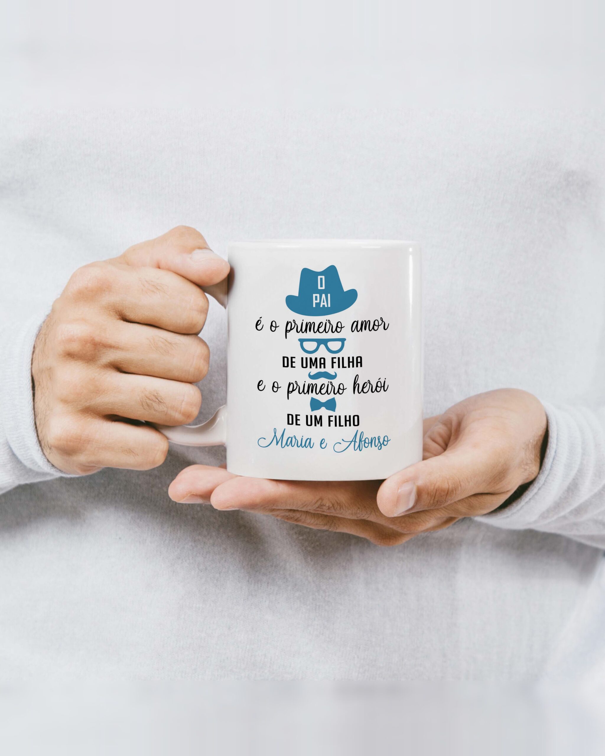 Caneca personalizada O Pai é o Primeiro Amor de uma Filha
