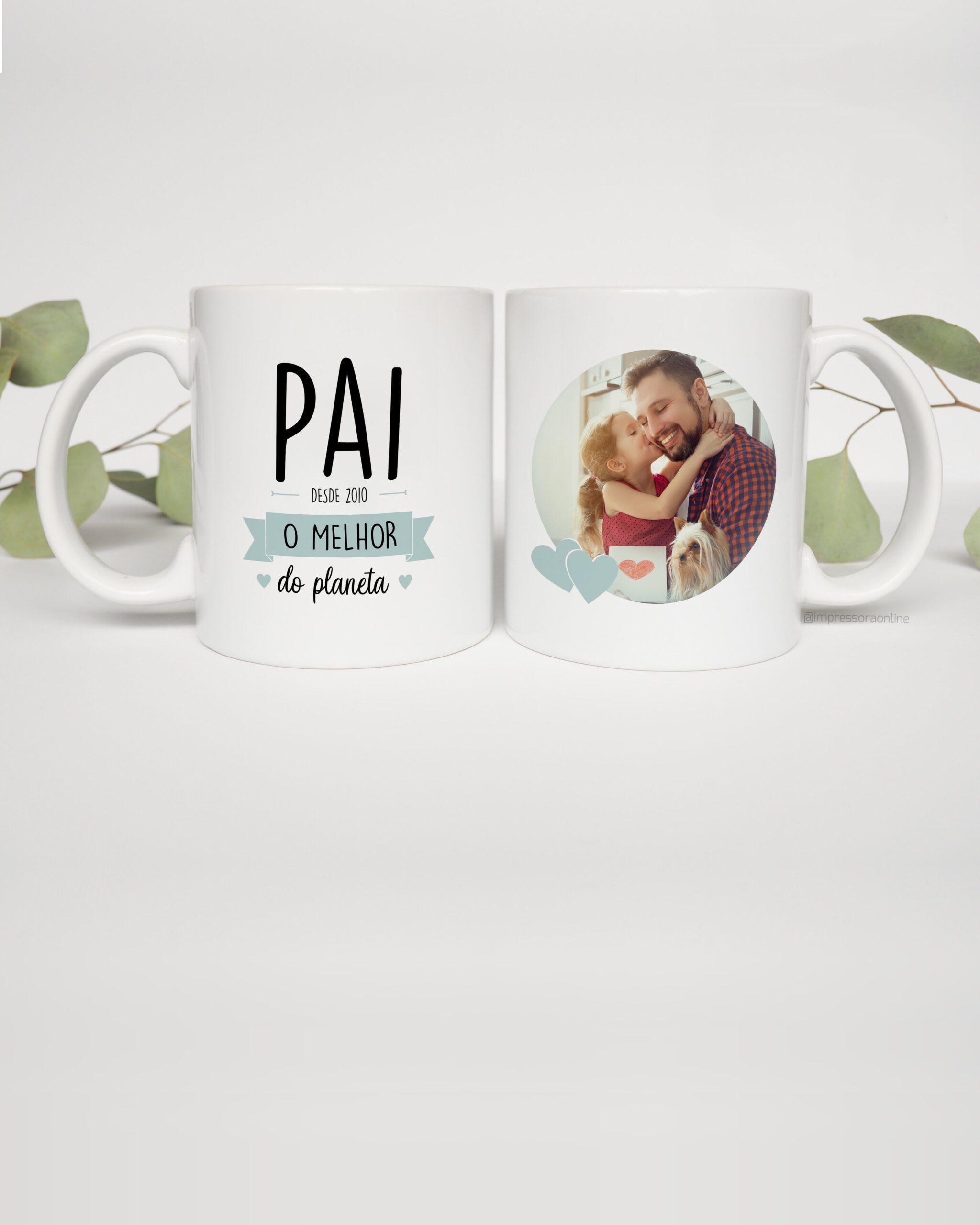 Caneca Pai o Melhor do Planeta com Foto