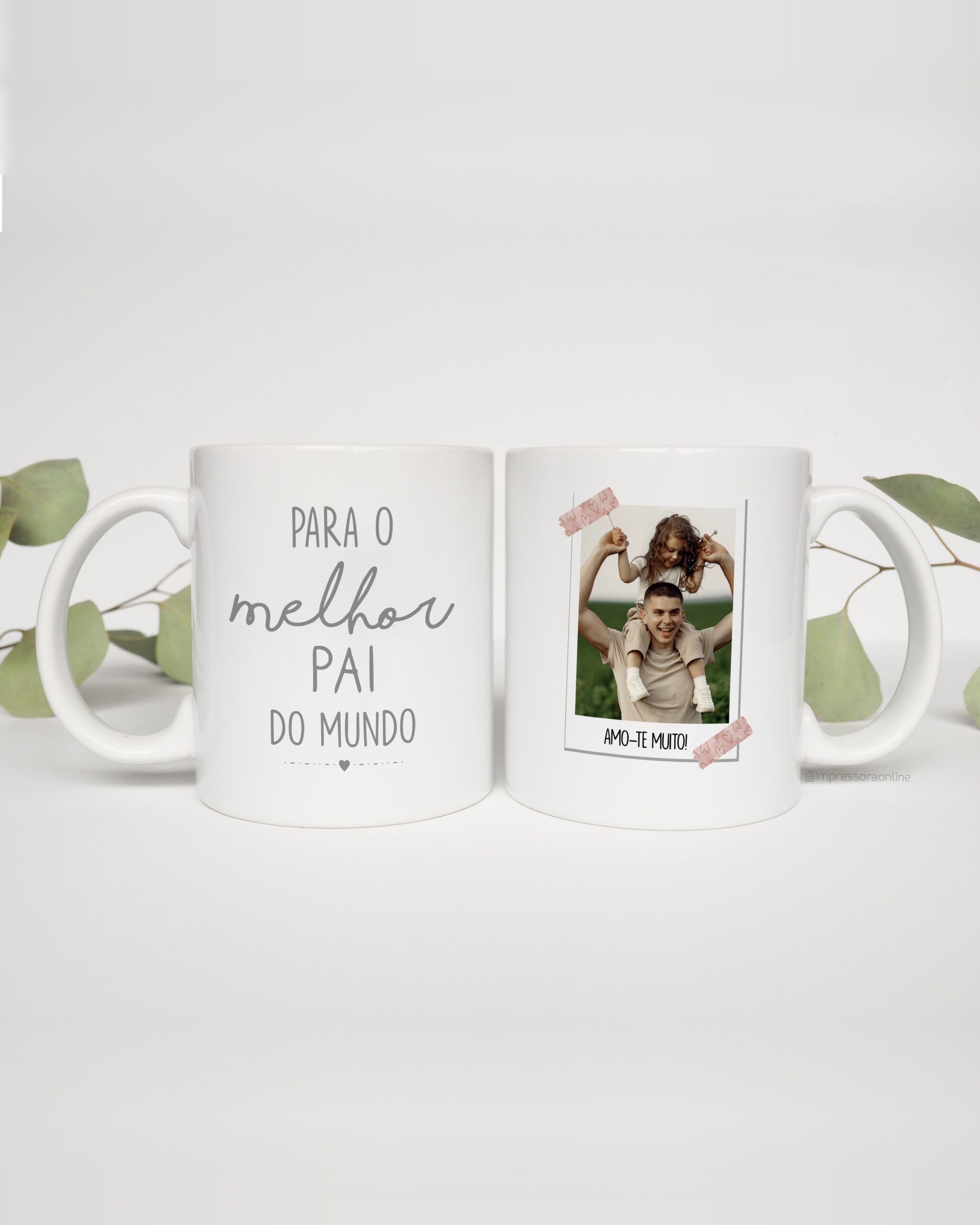 Caneca Para o Melhor Pai do Mundo com Foto