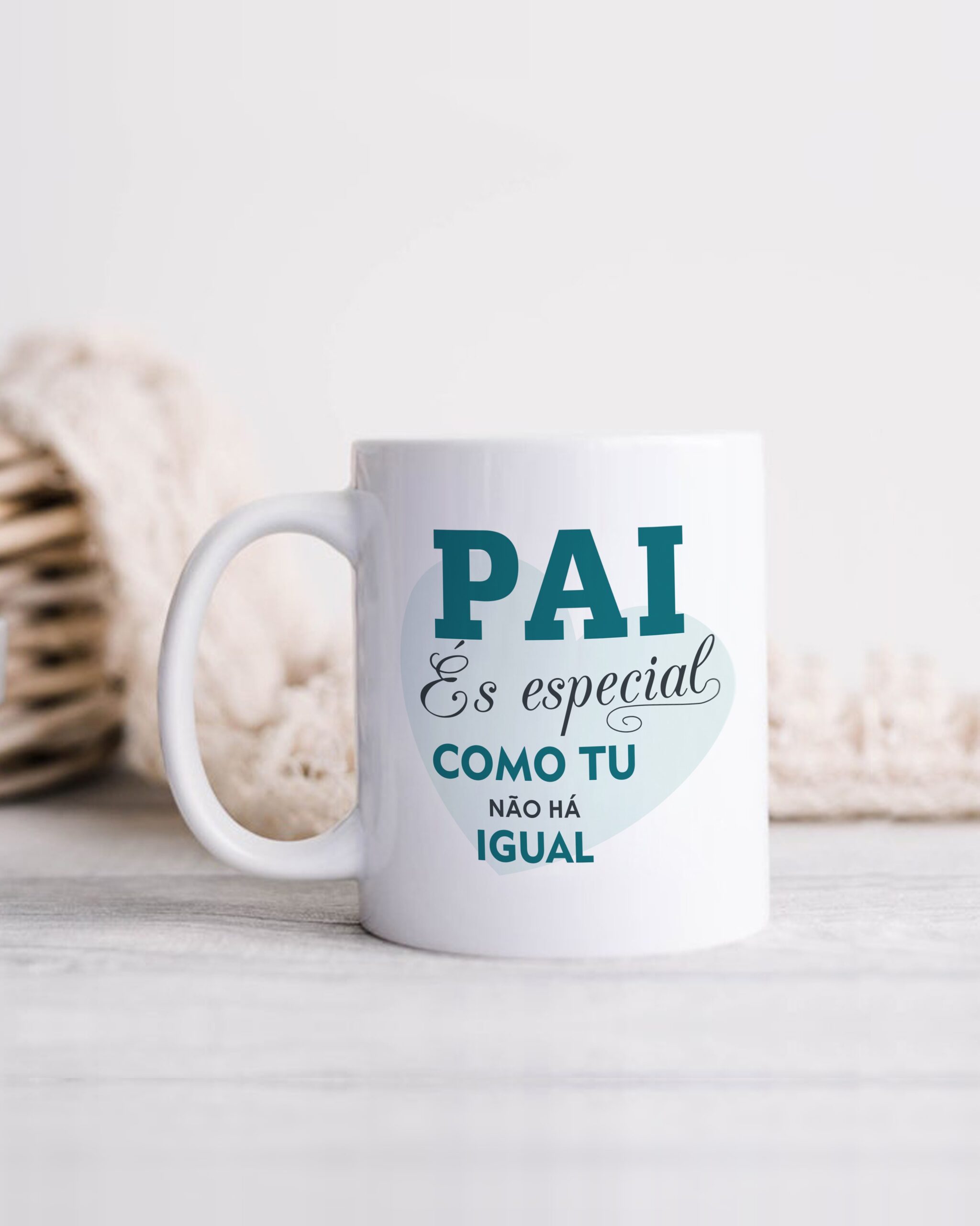 Caneca Pai És Especial como Tu Não Há Igual