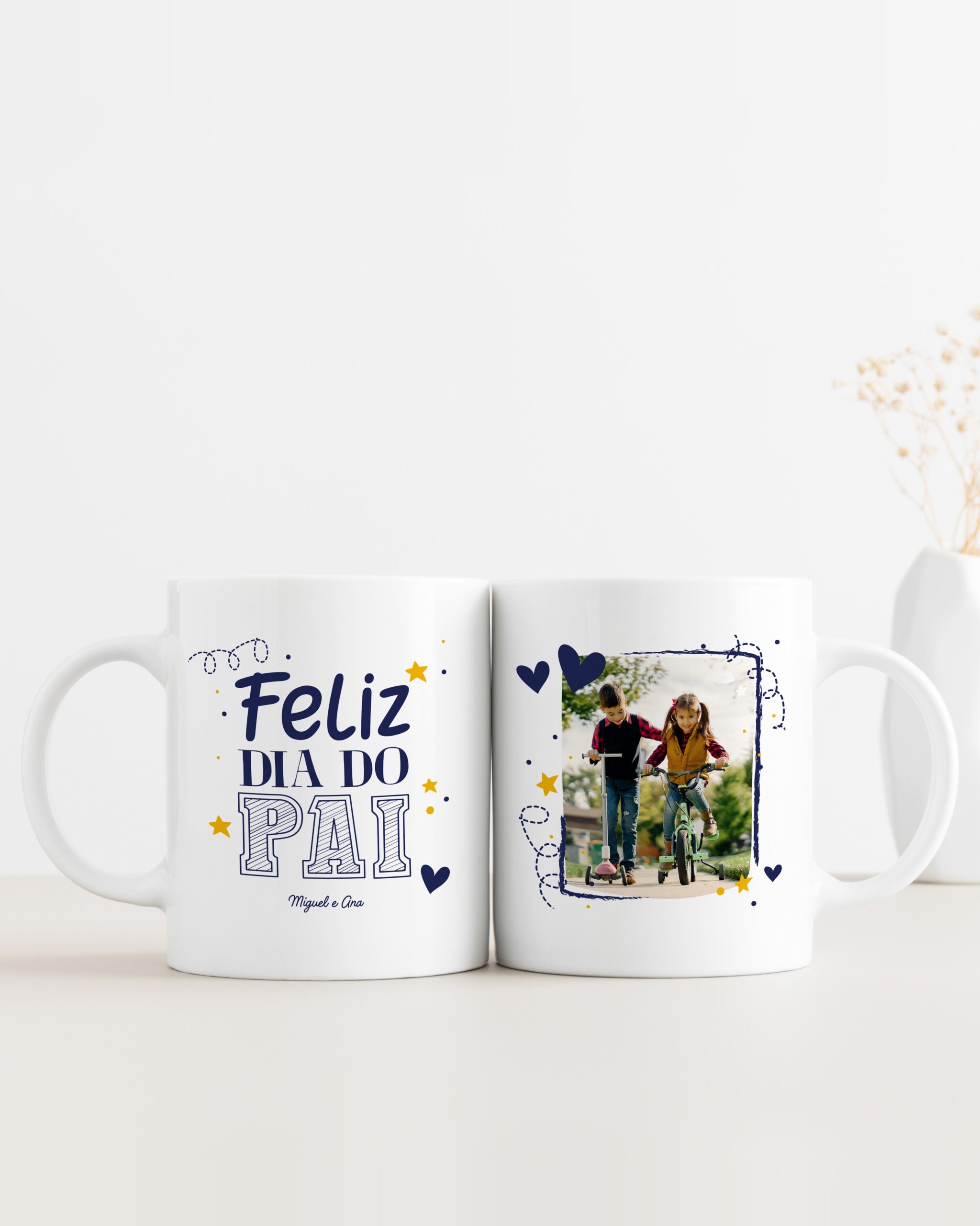 Caneca Feliz Dia do Pai com Foto