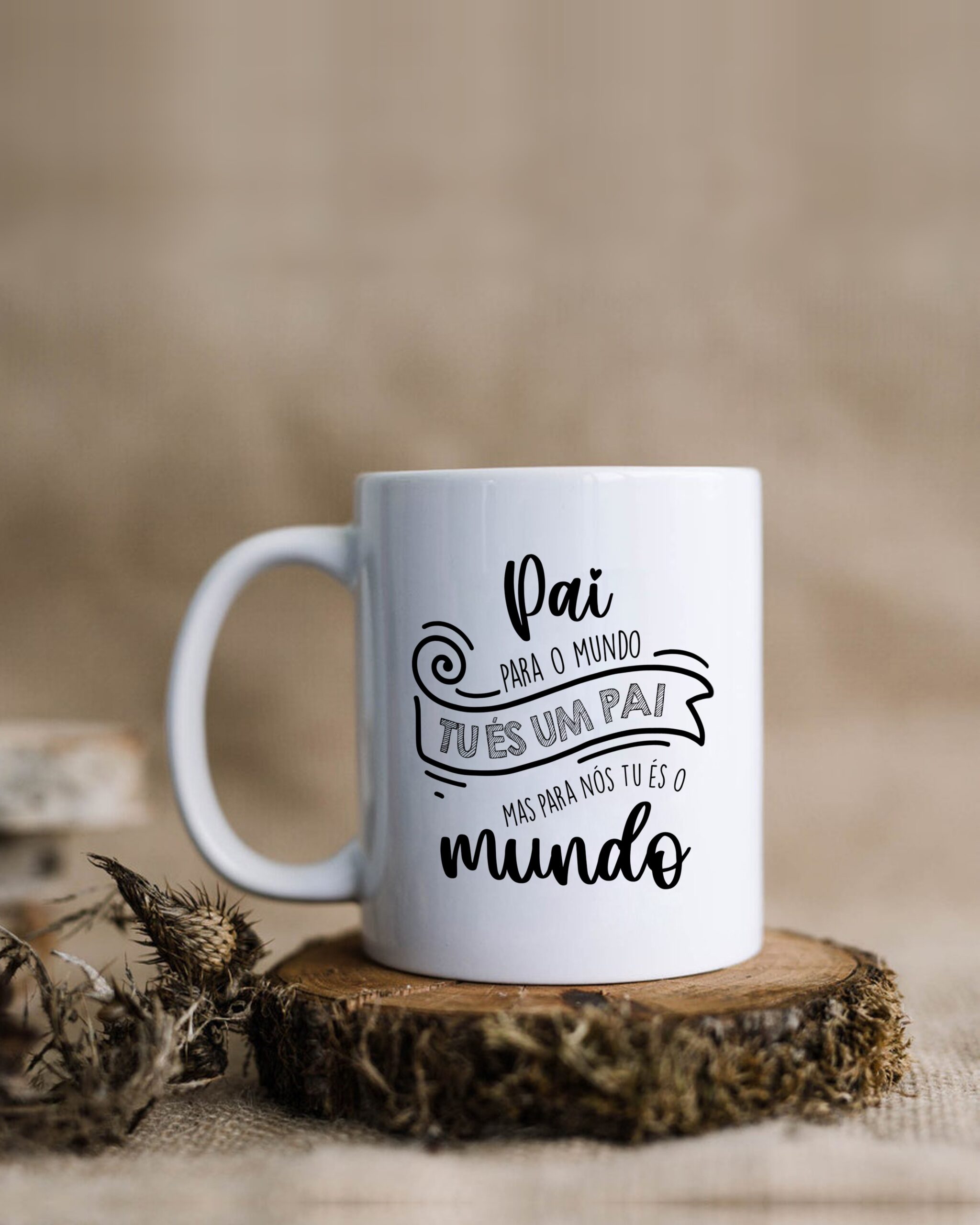 Caneca Pai para Nós Tu És o Mundo
