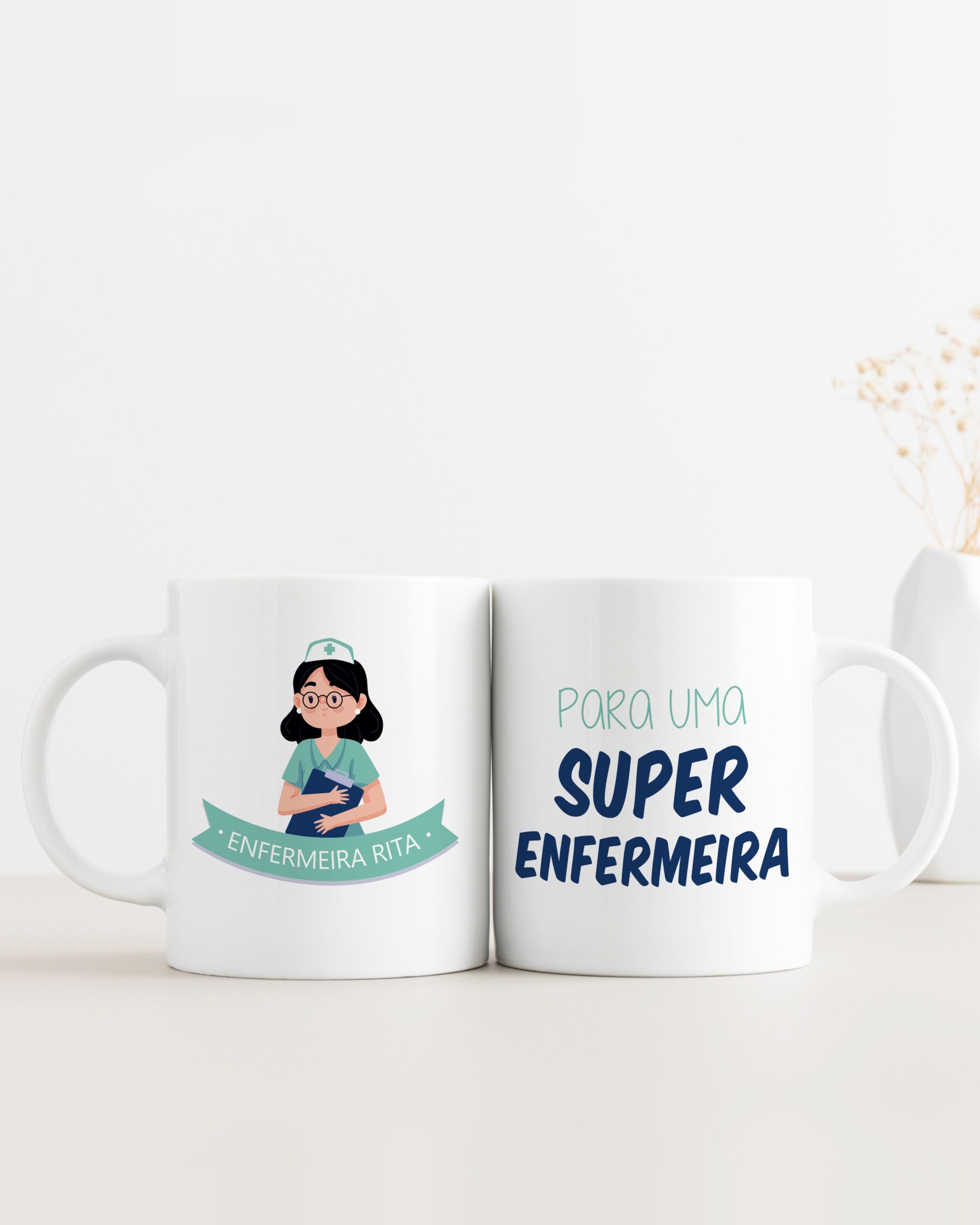 Caneca Para uma Super Enfermeira