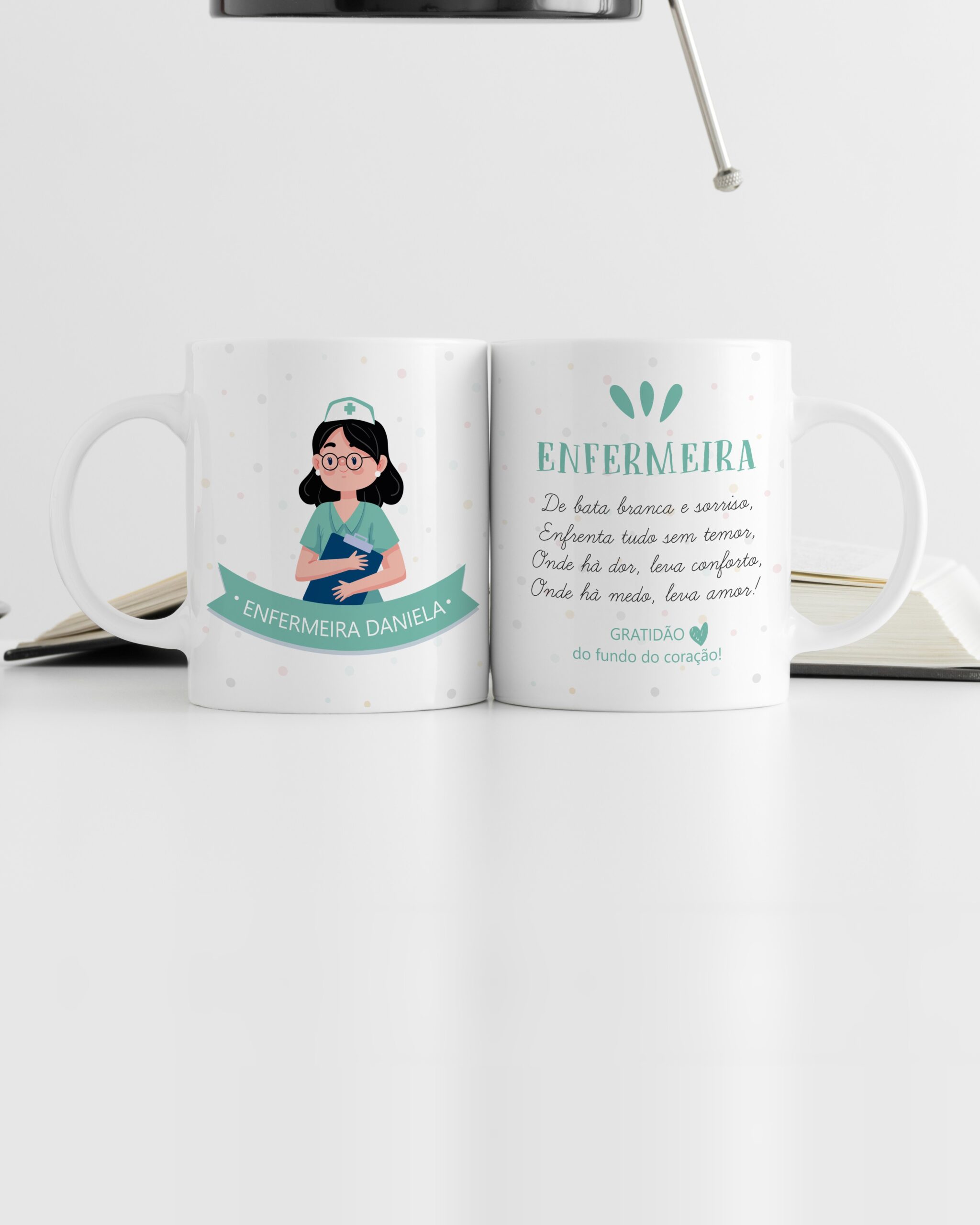 Caneca Enfermeira com Nome