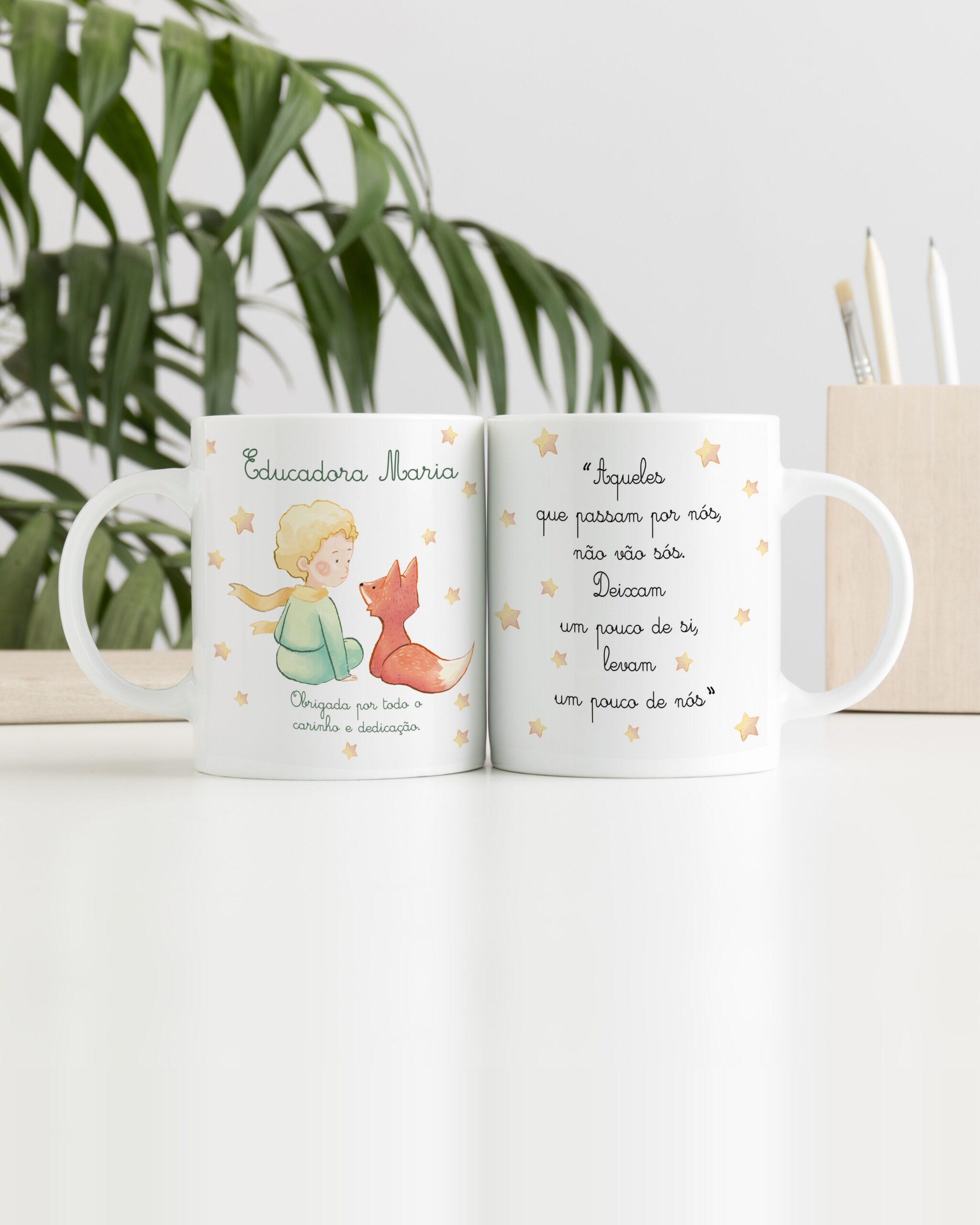 Caneca Educadora Principezinho e Raposa