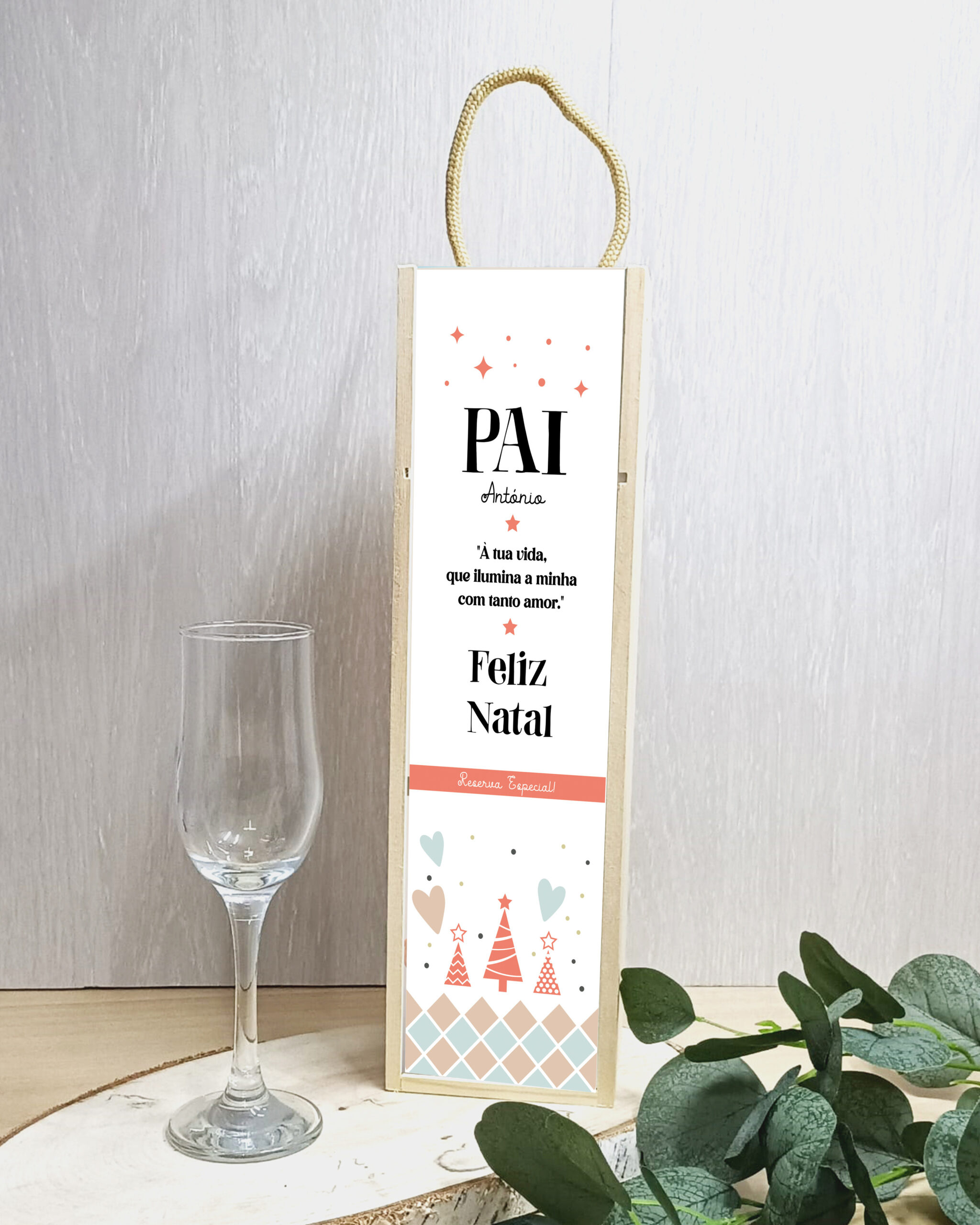 Caixa de Vinho Pai Feliz Natal Reserva Especial