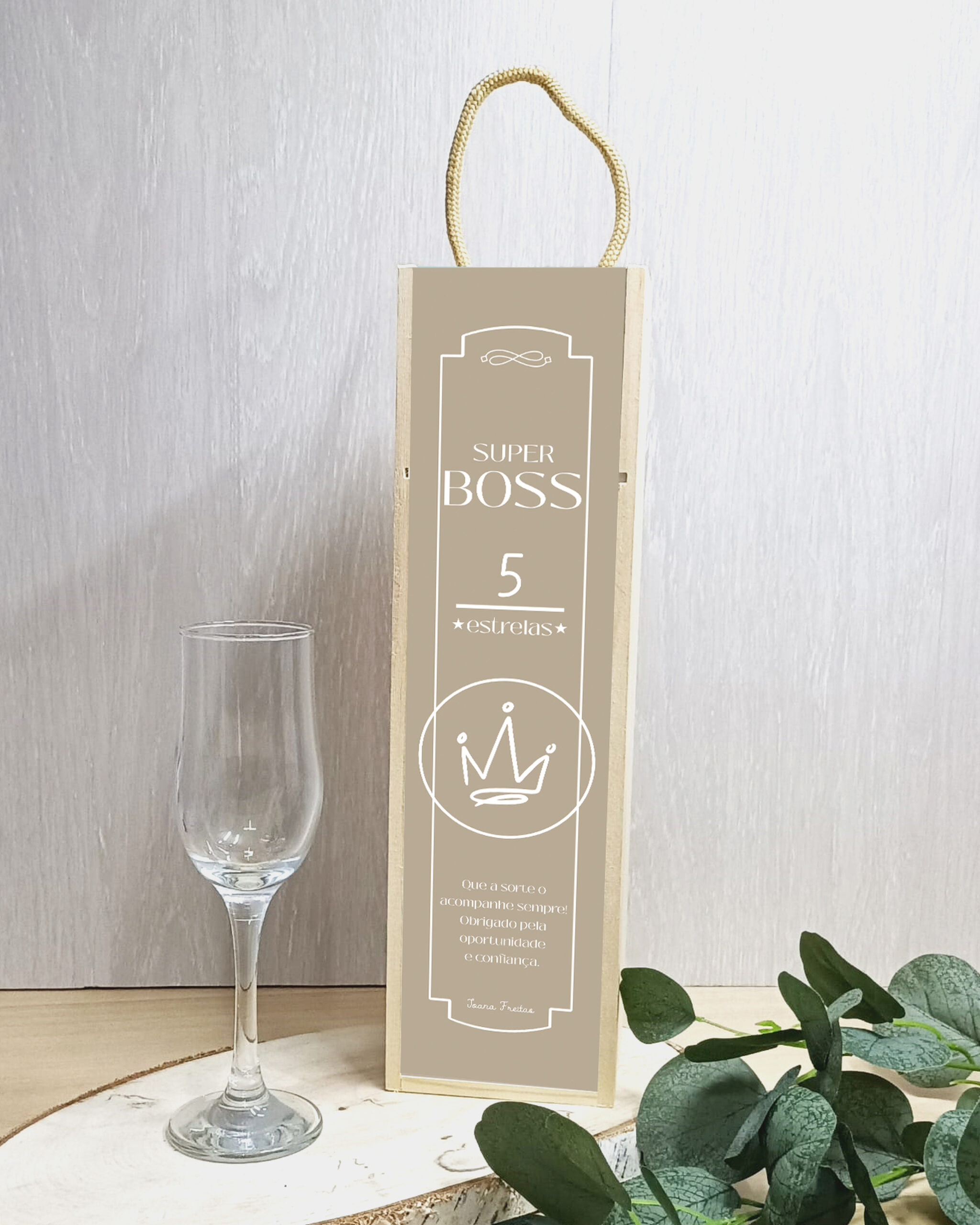 Caixa de Vinho Super Boss 5 Estrelas