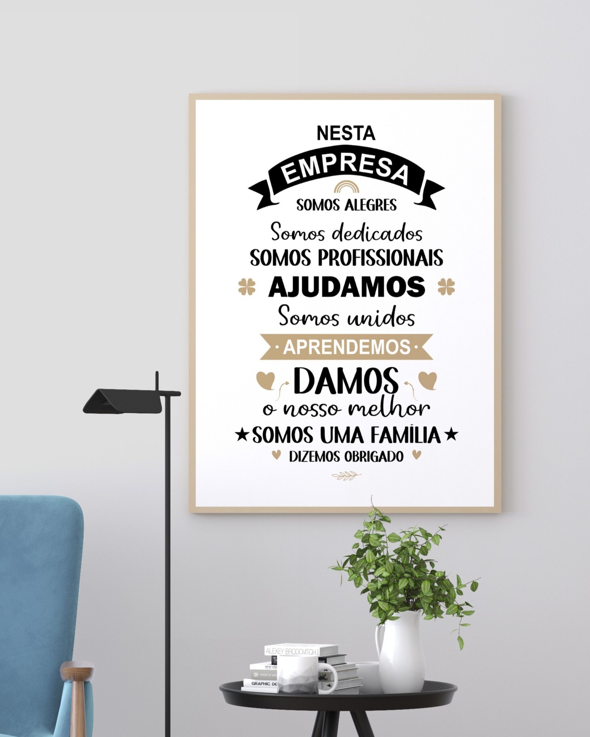 Moldura Nesta Empresa Somos uma Família