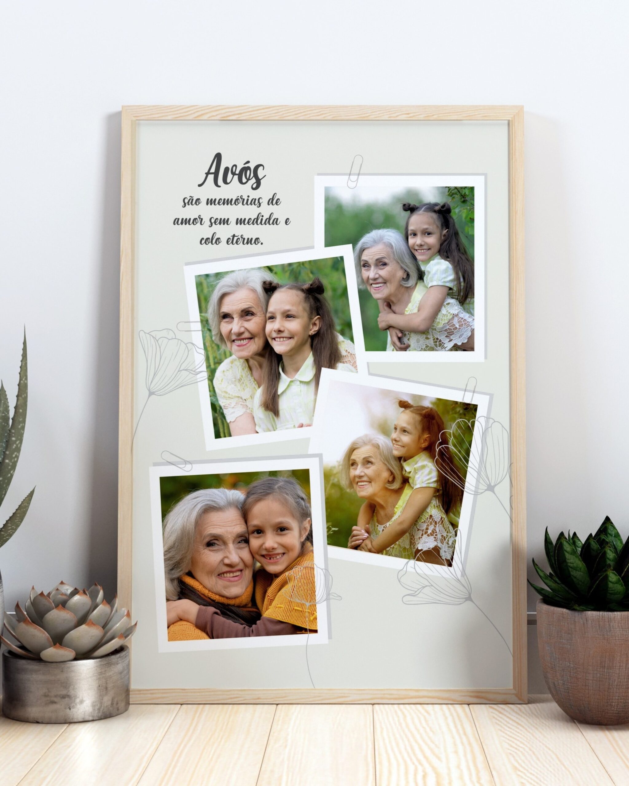Moldura Avós São Memórias de Amor
