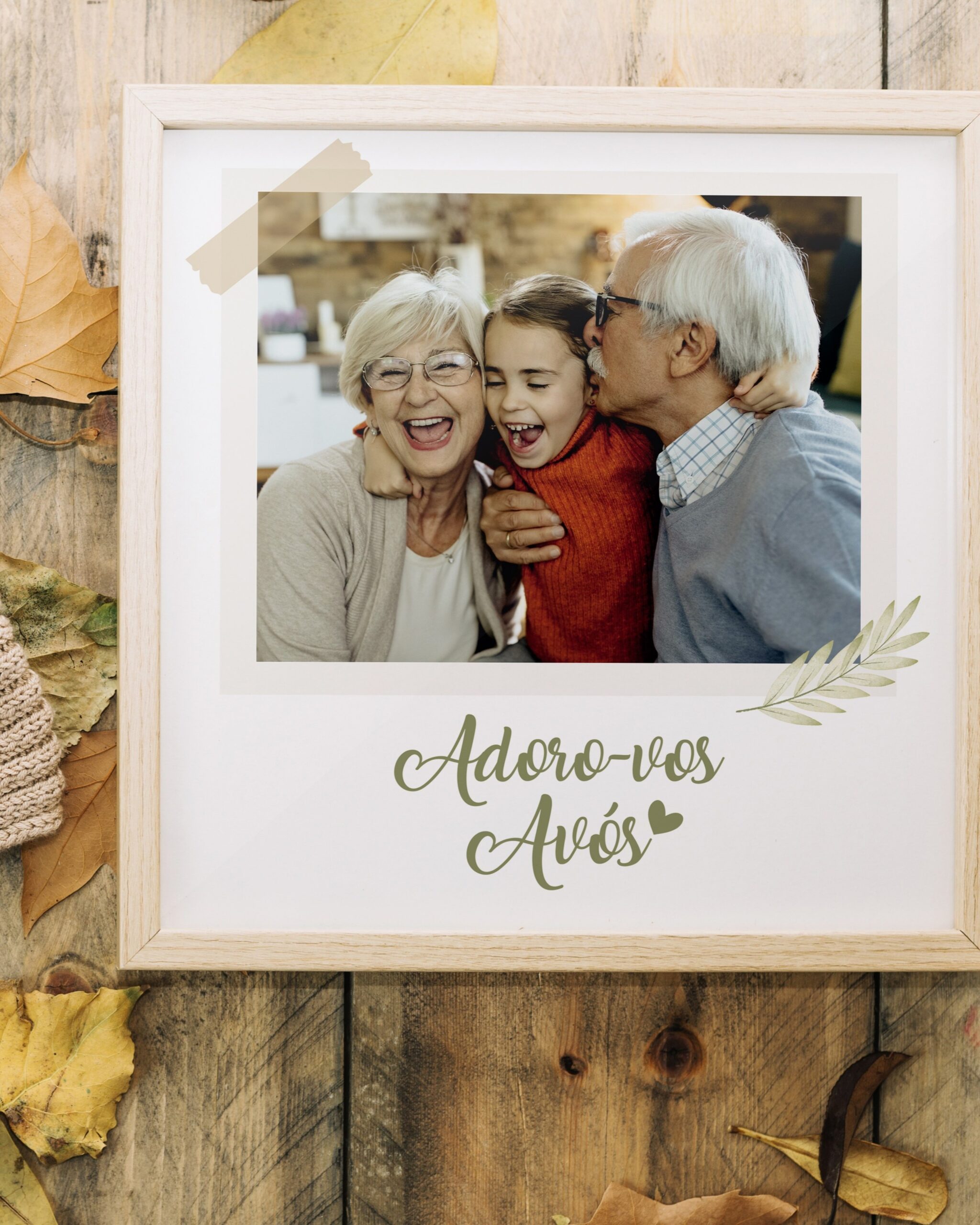 Moldura Adoro-vos Avós