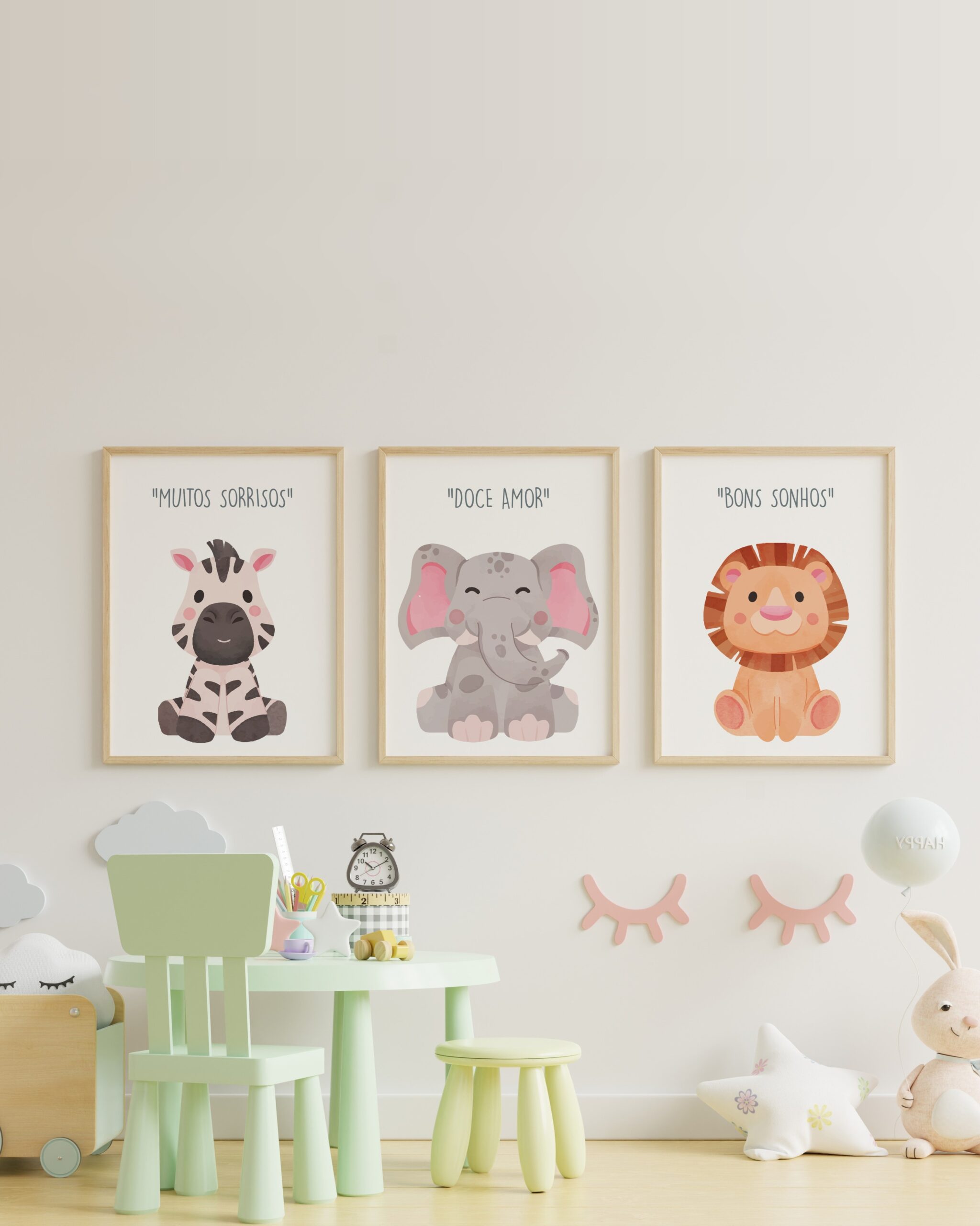 Moldura Trio Animais