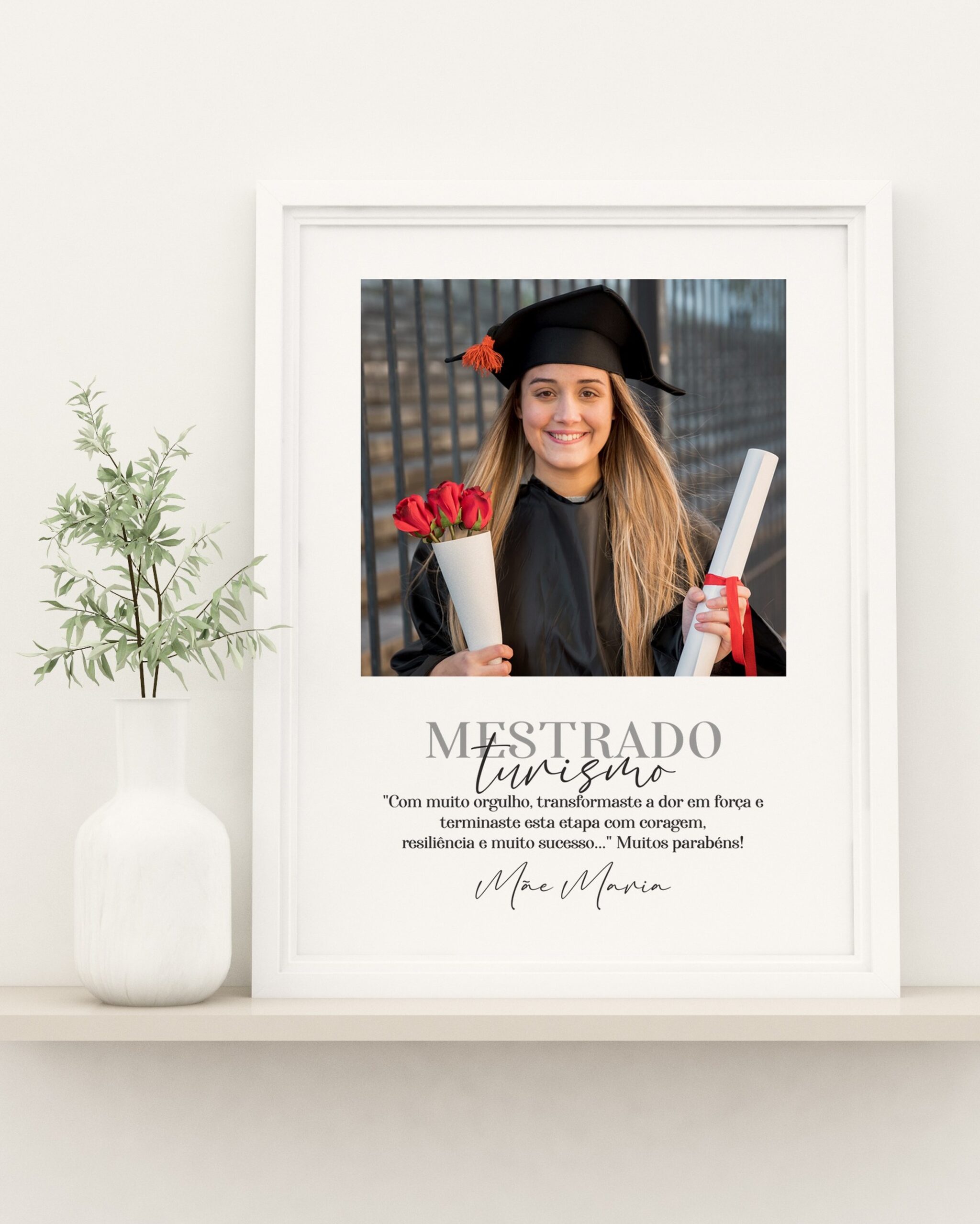 Moldura Mestrado com Foto