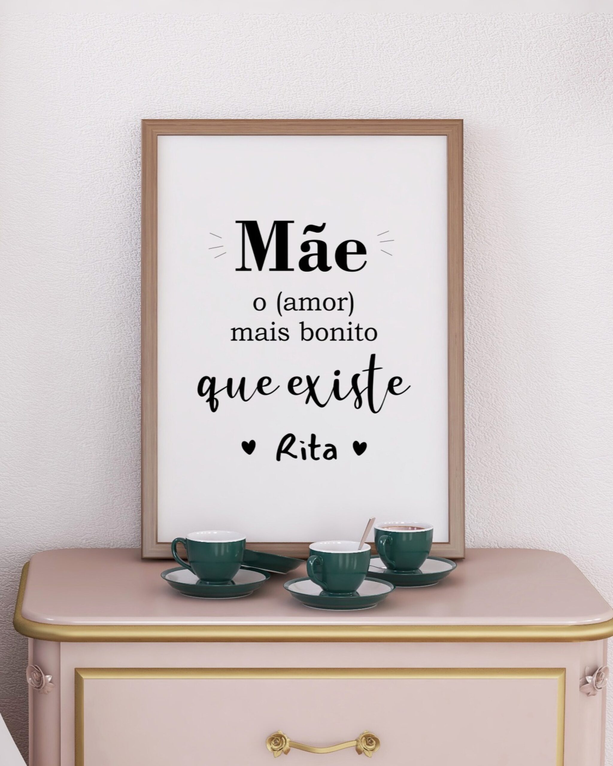 Moldura Mãe o Amor Mais Bonito que Existe